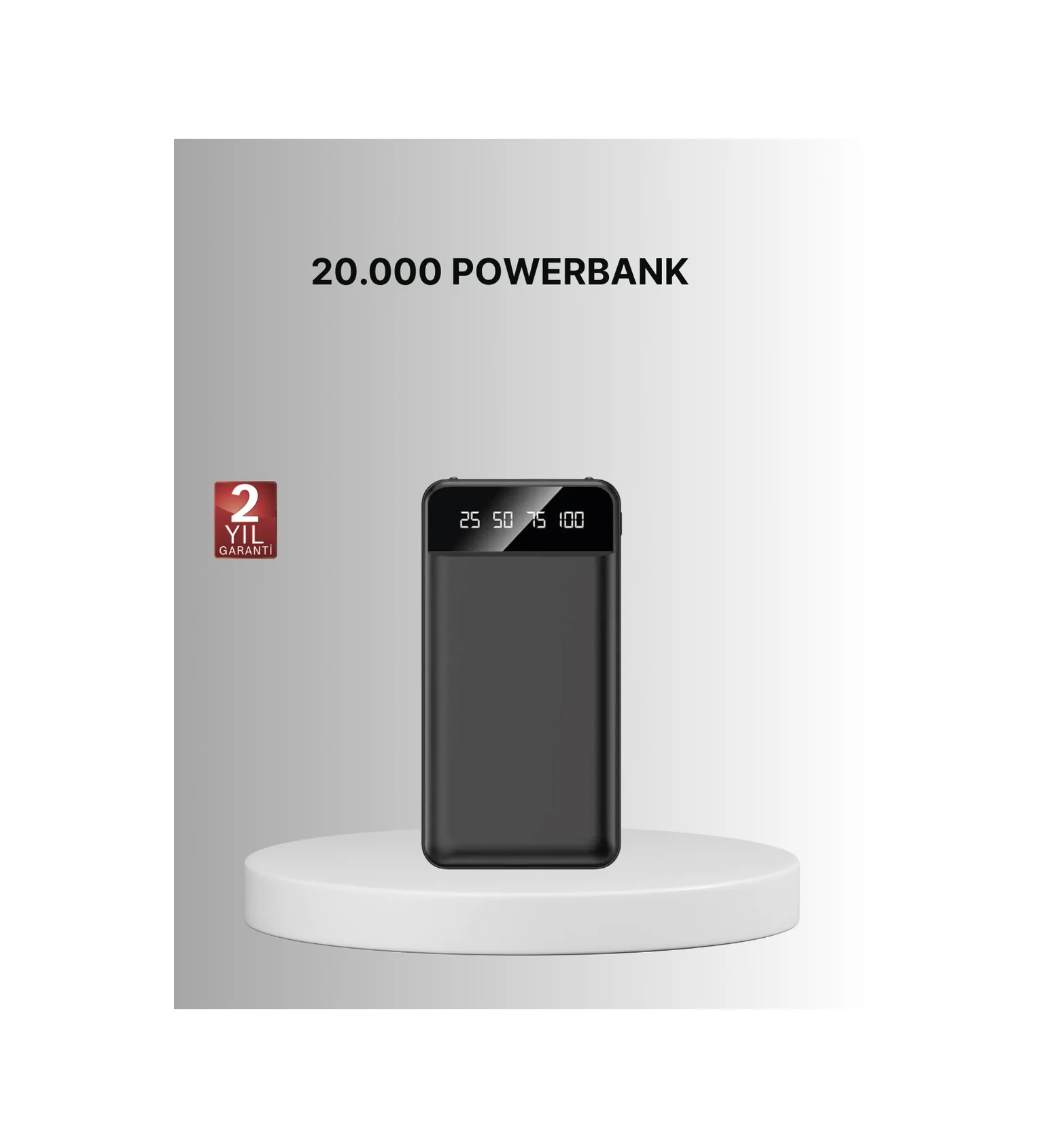 Taşınabilir 20.000 Mah Hızlı Şarj Powerbank 4 Çıkışlı renkli