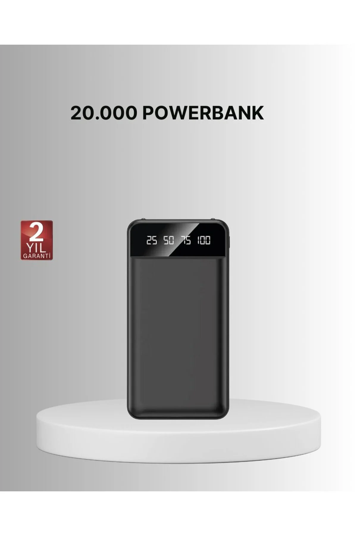 Taşınabilir 20.000 mAh Hızlı Şarj Powerbank 4 Çıkışlı
