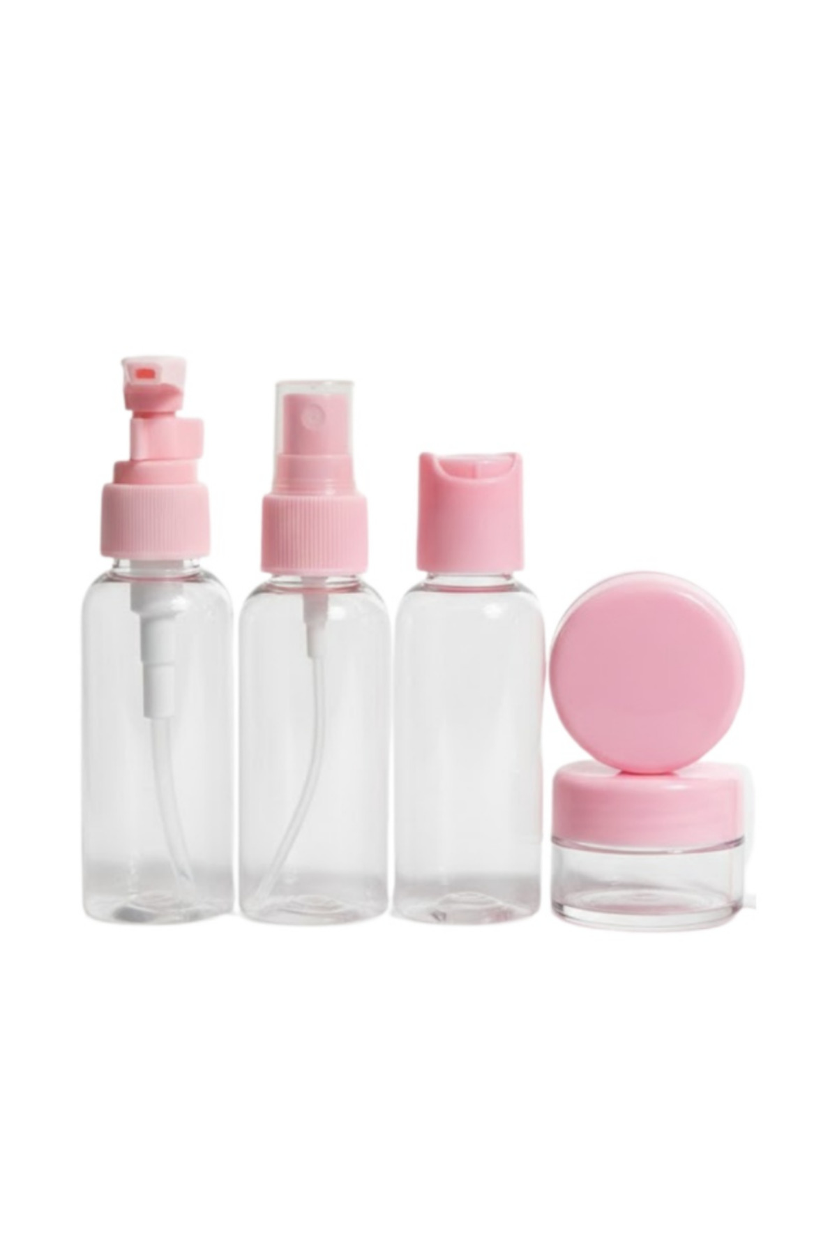 Taşınabilir 5’li Seyahat Kozmetik Şişe Seti 30 ml Sızdırmaz - Lis
