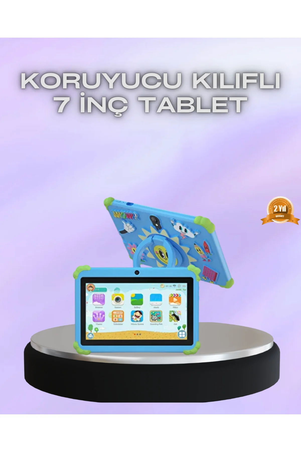 Taşınabilir 7 İnç Tablet Göz Koruyucu Ekran ve Uzun Pil Ömrü
