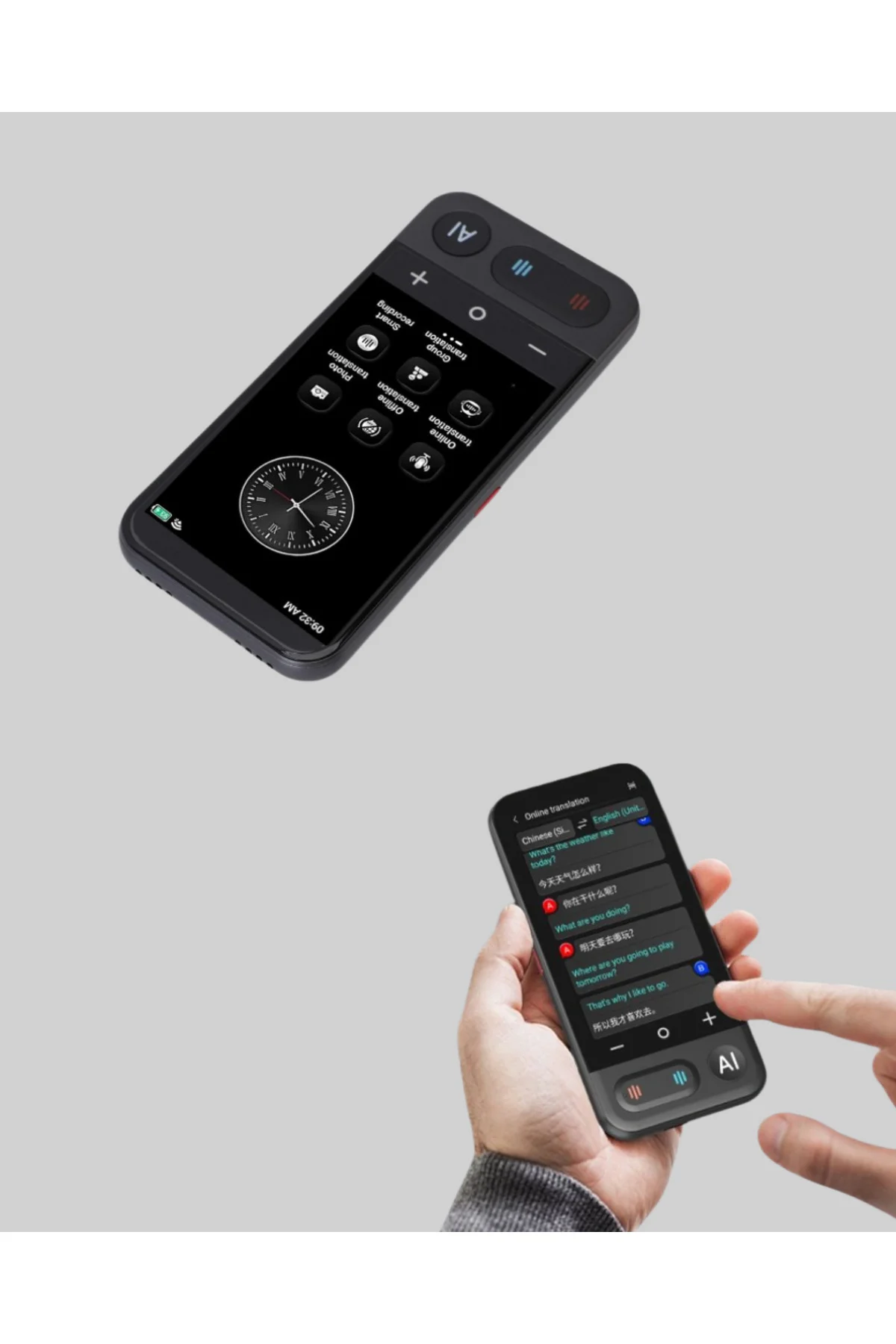Taşınabilir Akıllı Tercüme Cihazı – Gerçek Zamanlı Ses ve Metin Ç