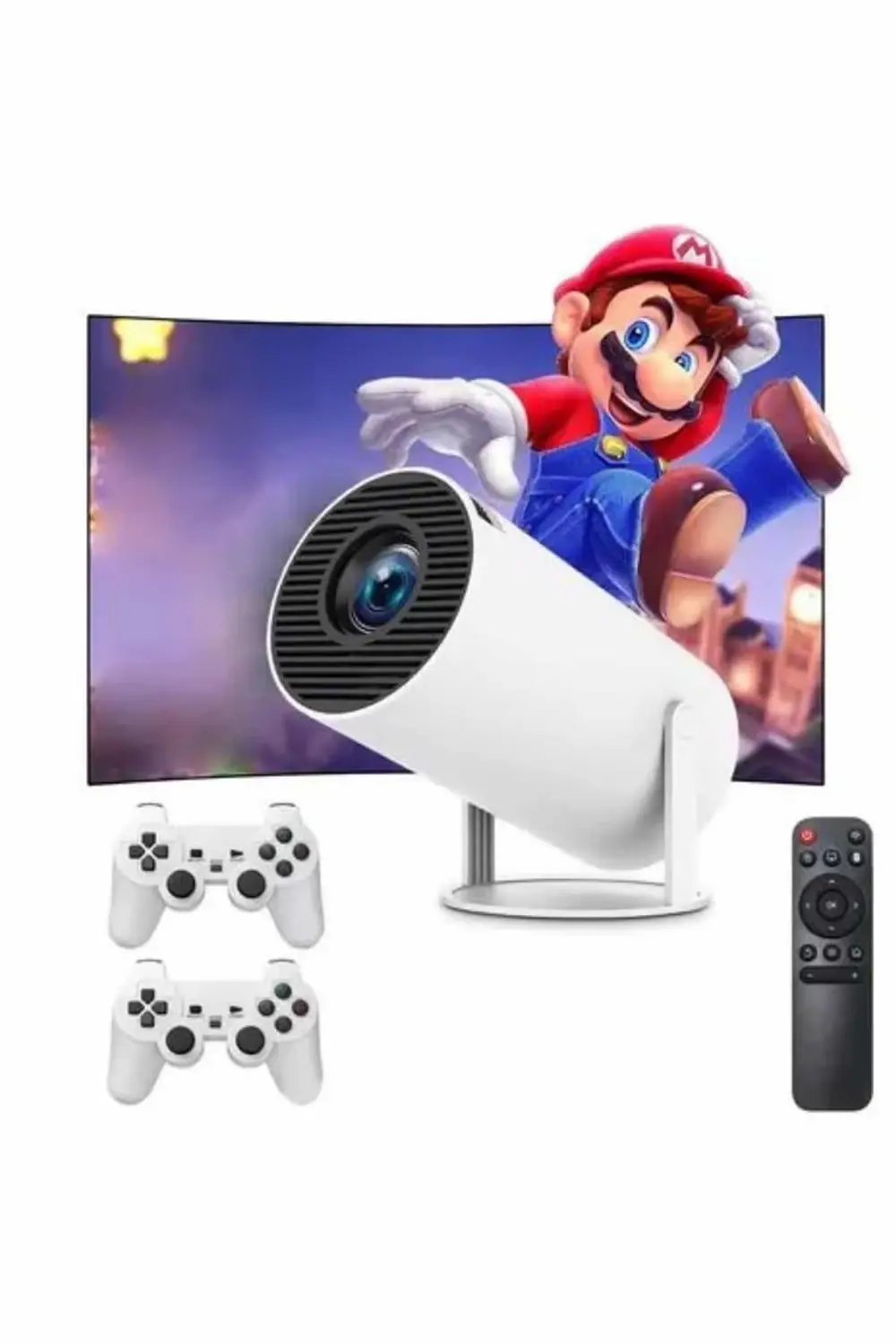 Taşınabilir Android Projeksiyon Ayaklı Çift Kollu 4K Çözünürlüklü