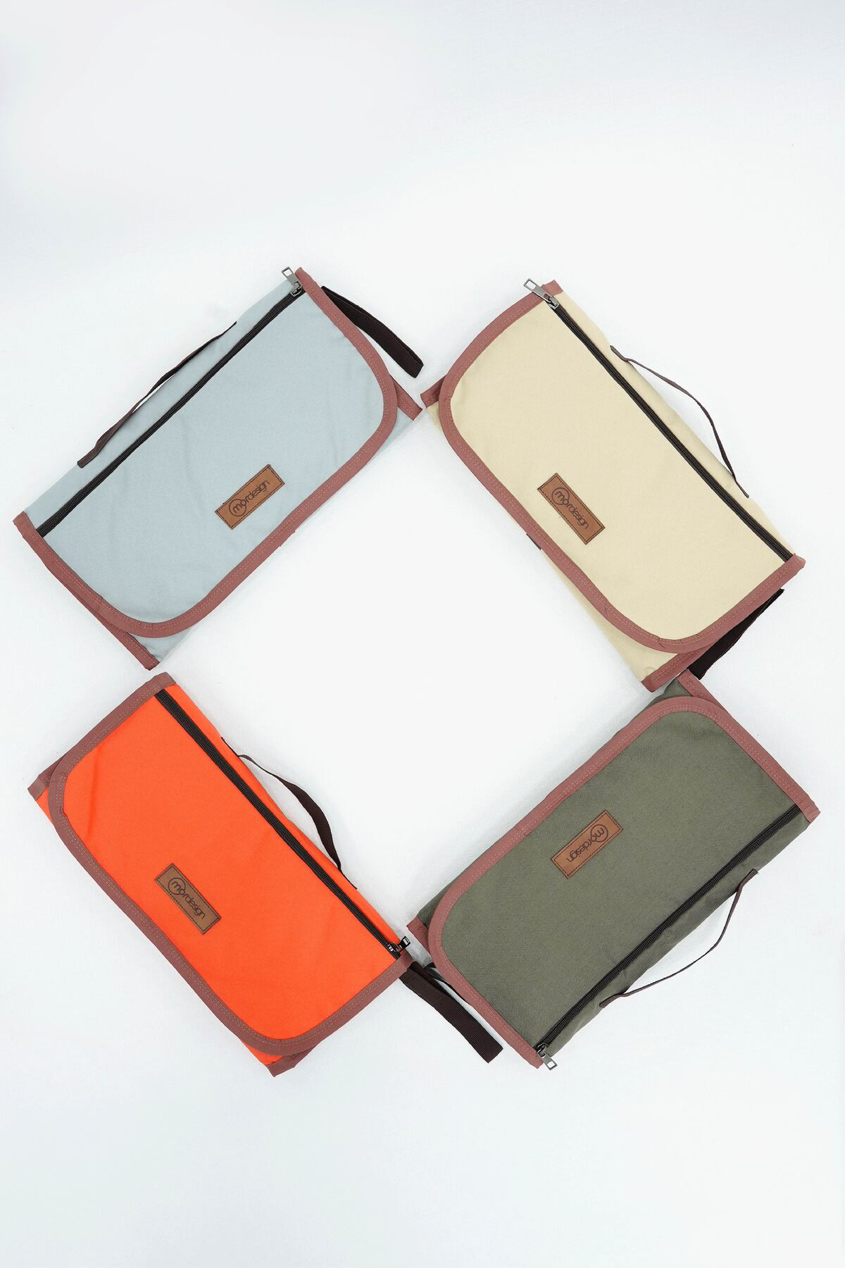 Mordesign Taşinabilir Bebek Alt Değiştirme Minderi,Cepli Alt Açma Pedi, Su