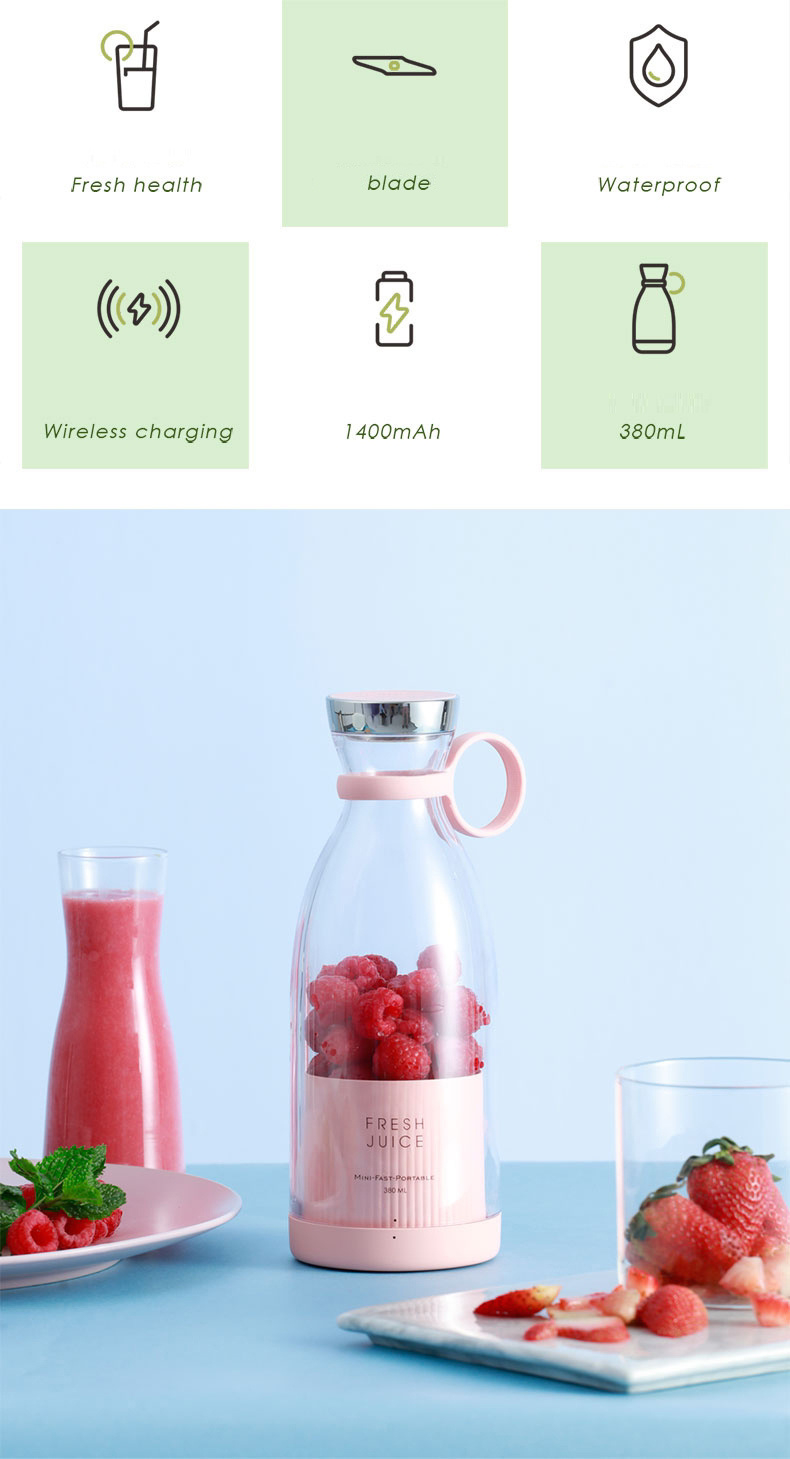 Taşınabilir Blender, Taşınabilir Mini Hızlı Blender 350ml Meyve S