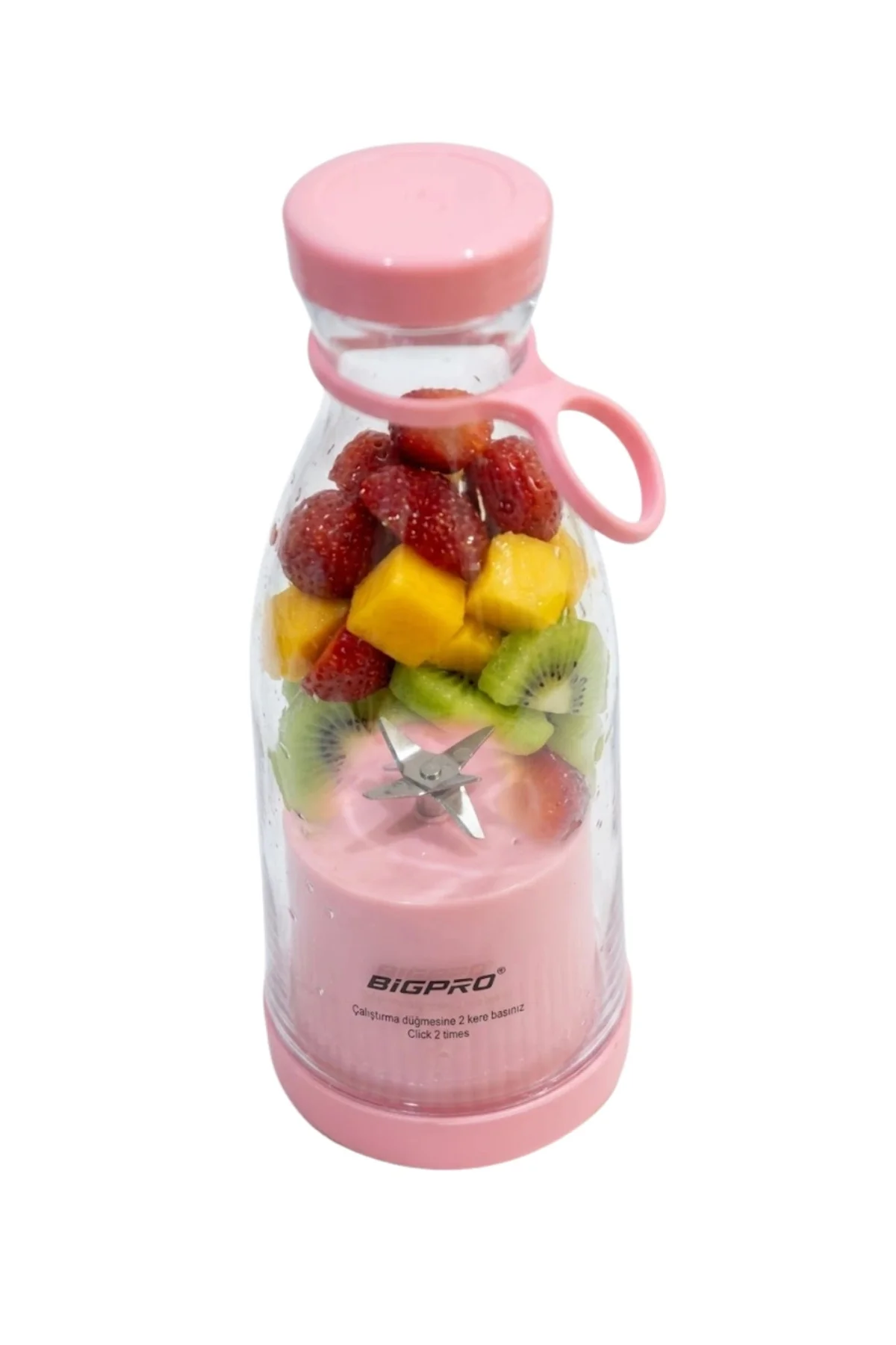 Taşınabilir Blender Smoothie Ve Meyve Karıştırıcı Kablosuz Kullanım