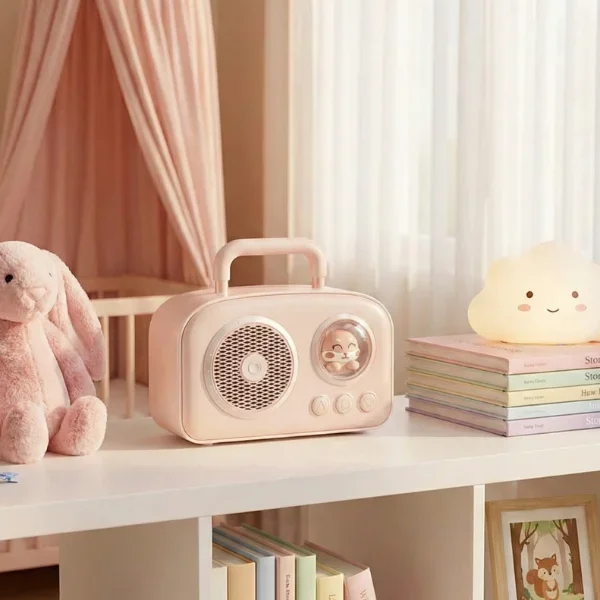 Taşınabilir Bluetooth Radyolu Hoparlör Şık ve Kullanışlı Tasarım