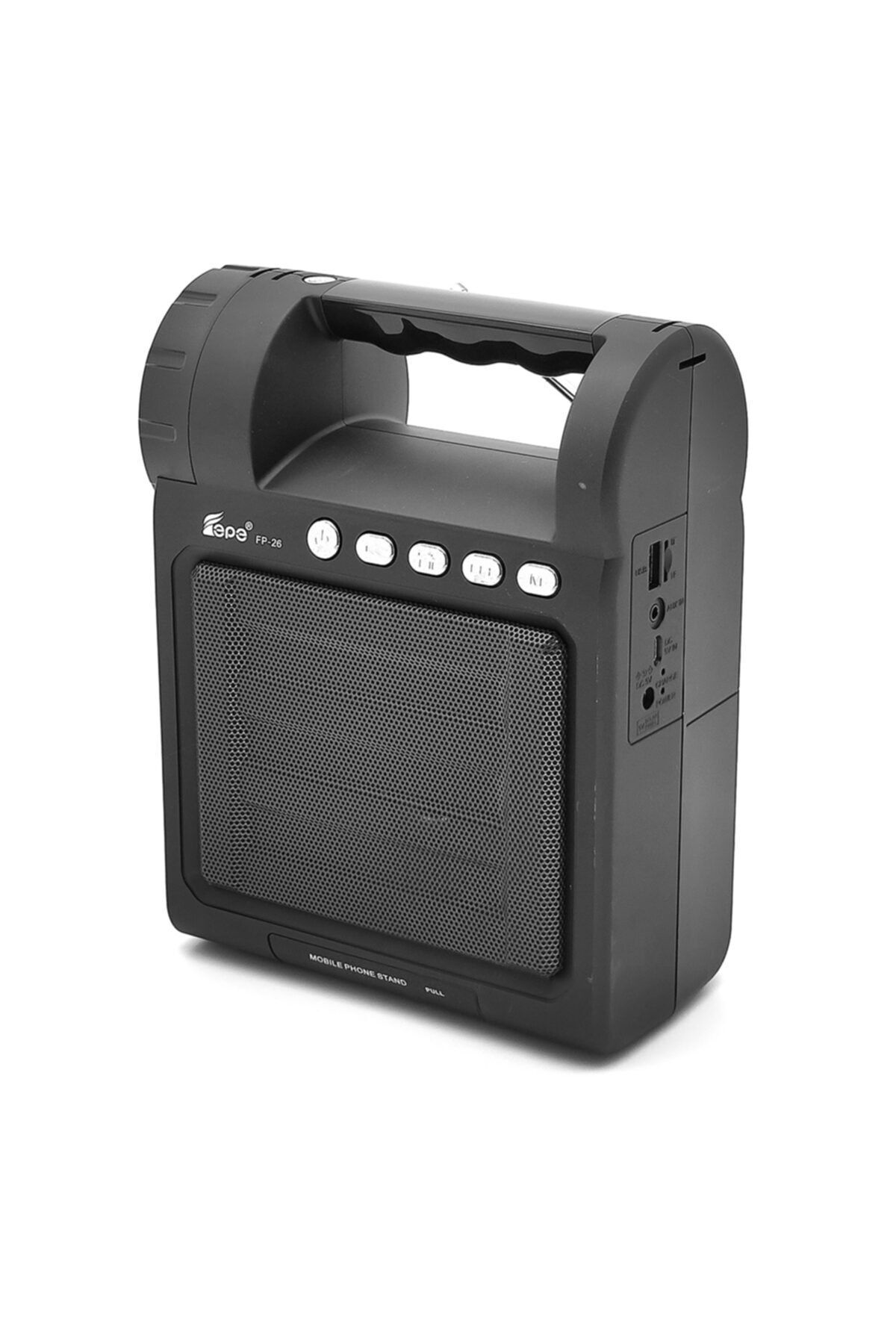 Taşınabilir Bluetooth Hoparlör Usb Girişli SD Kart FM Radyo AUX E