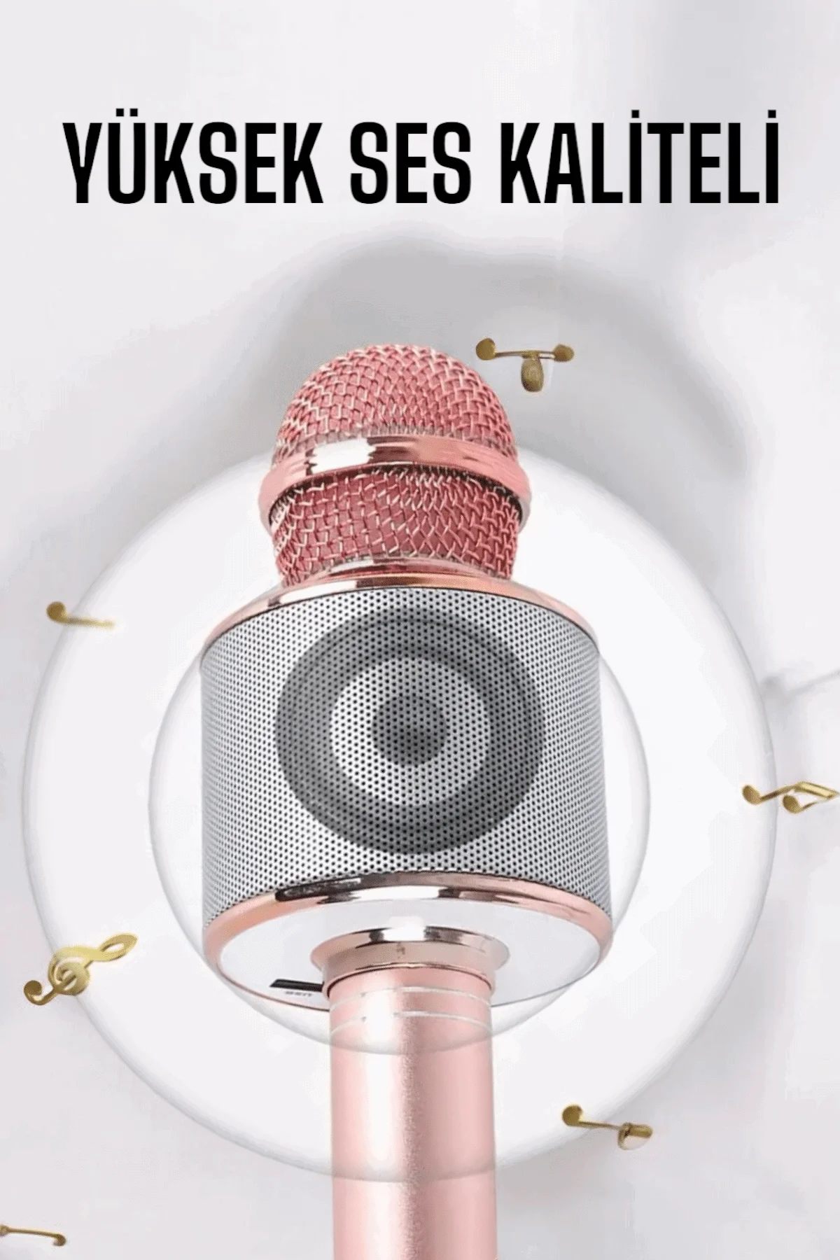 Taşınabilir Bluetooth Karaoke Mikrofon: Hafıza Kart Girişli, Etkileyici Performans