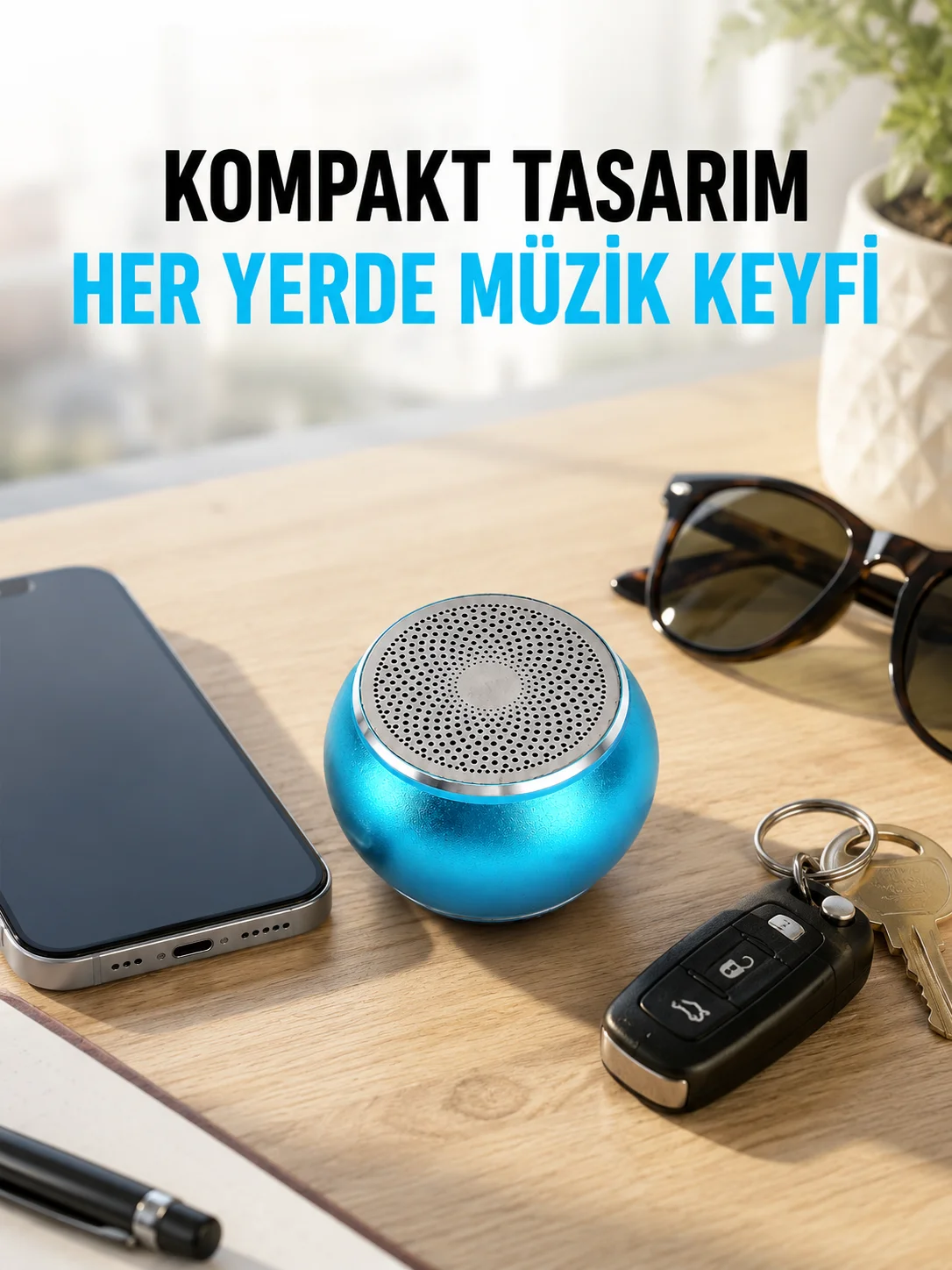 Taşınabilir Bluetooth Hoparlör  Eller Serbest Arama Özellikli Yeni Nesil