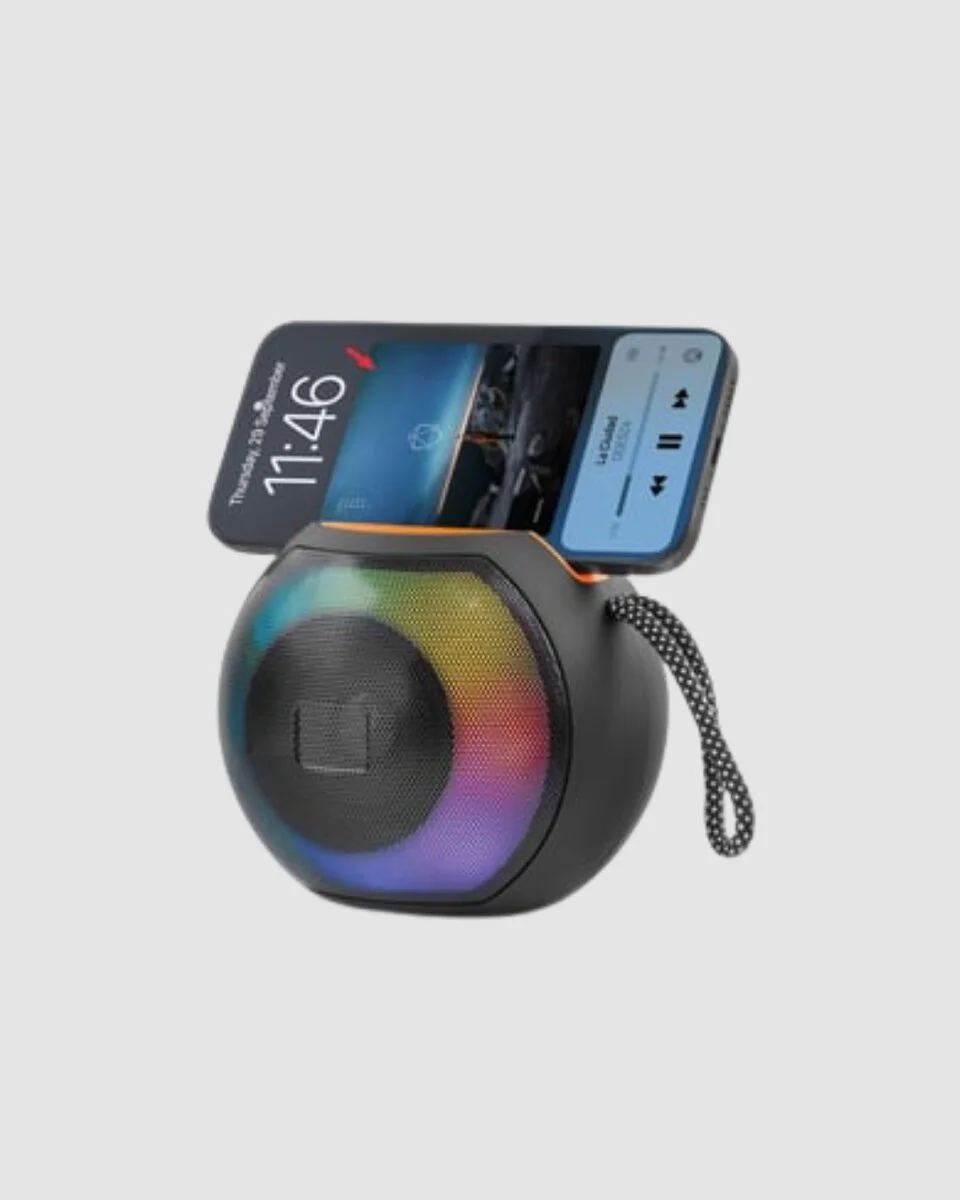 Taşınabilir Bluetooth Hoparlör – RGB Işıklı Güçlü Bas, 8 Saat Pil Ömrü ve Konser Kalitesi