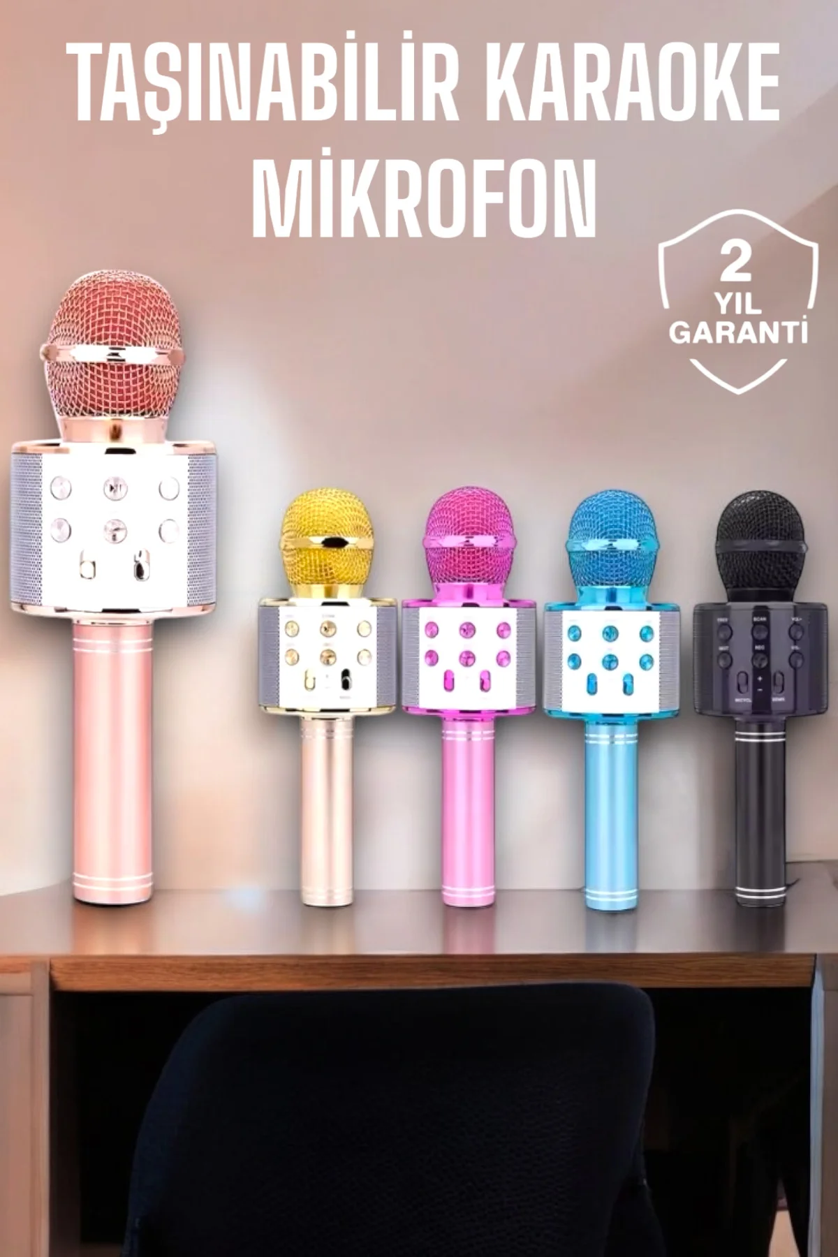 Taşınabilir Bluetooth Karaoke Mikrofon: Hafıza Kart Girişli, Etki