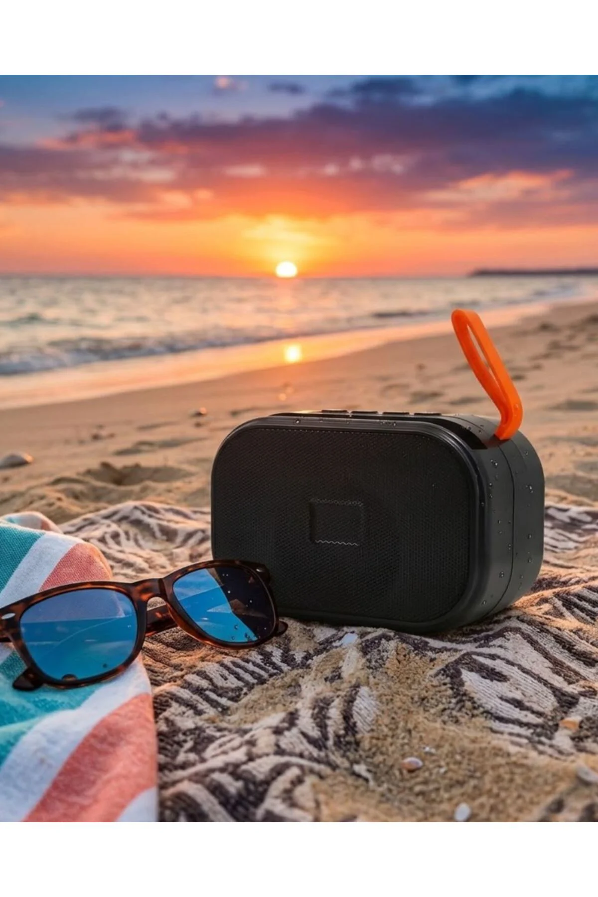 Taşınabilir Bluetooth Hoparlör Güçlü Baslı Kablosuz Müzik Kutusu