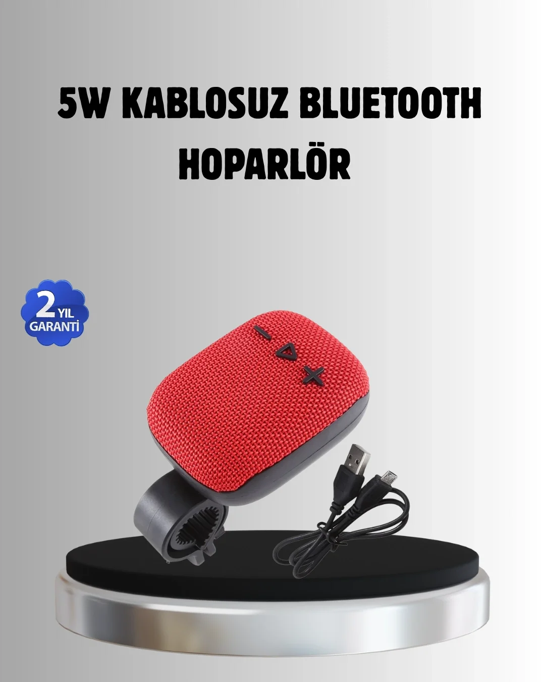 Taşınabilir Bluetooth Hoparlör – 5W Güçlü Ses, TWS ve FM Radyo Öz