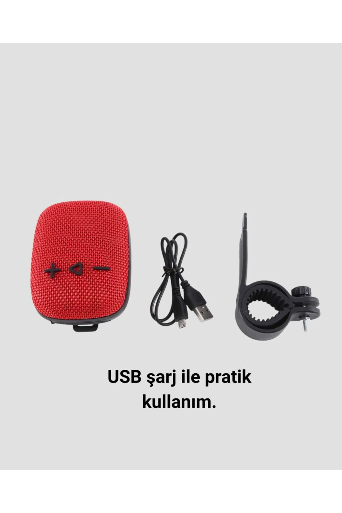 Taşınabilir Bluetooth Hoparlör Suya Dayanıklı Kumaş Kaplama