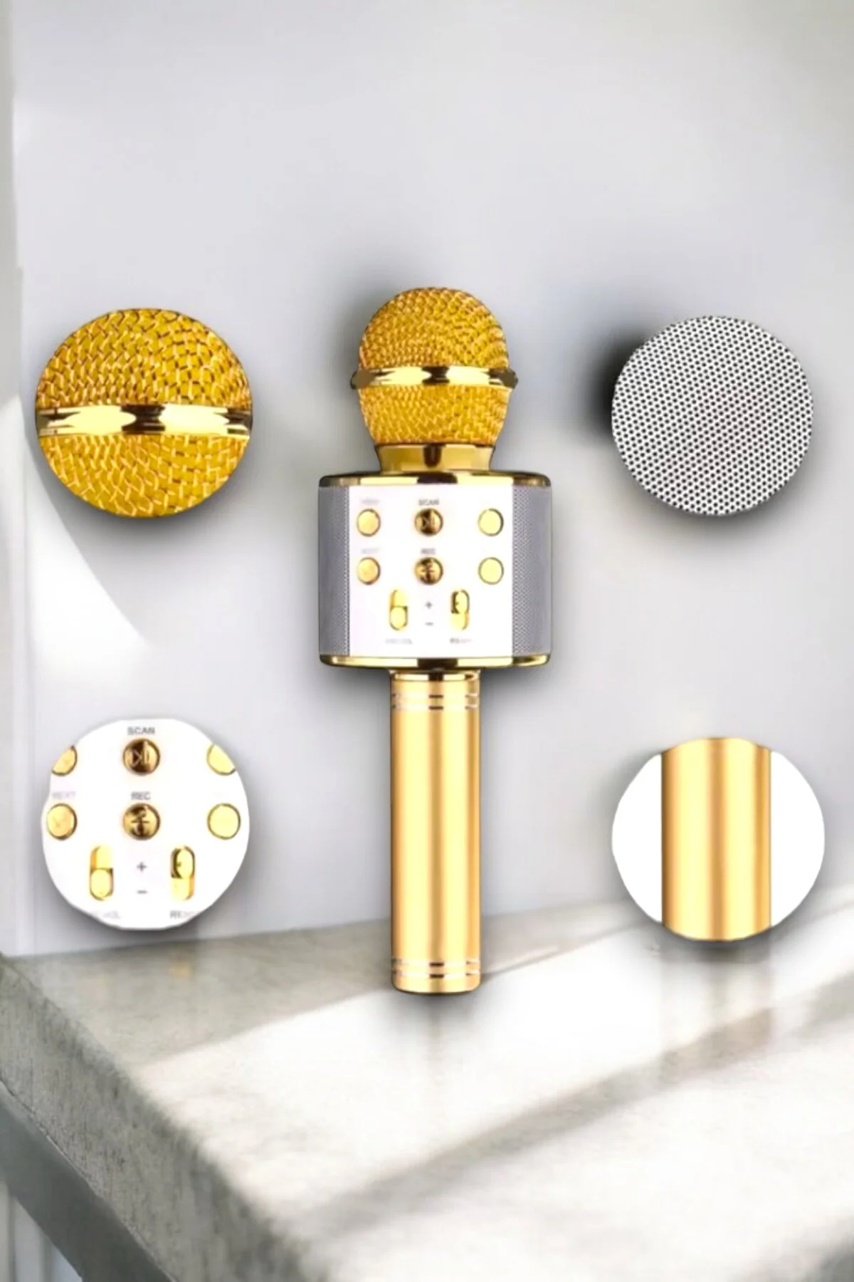 Taşınabilir Bluetooth Karaoke Mikrofon: Hafıza Kart Girişli, Etki
