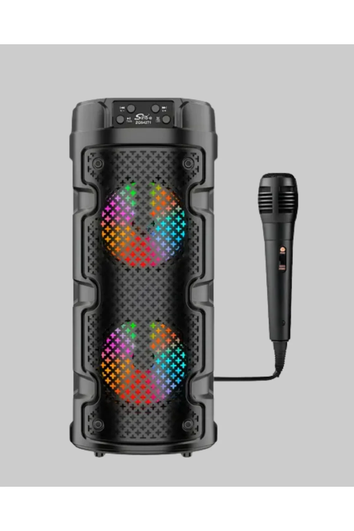 Taşınabilir Bluetooth Hoparlör Çift Sürücü Güçlü Bas HD Ses Çoklu