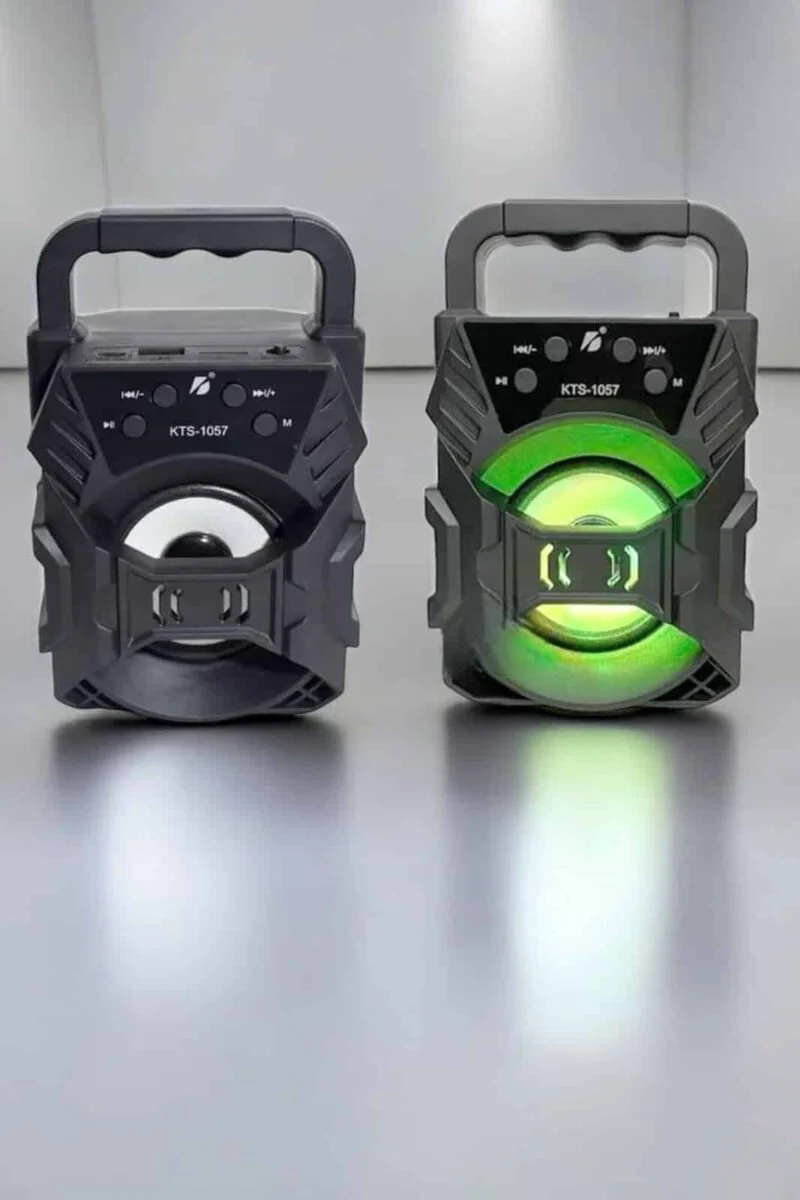 Taşınabilir Bluetooth Hoparlör Led Işıklı Uzun Pil Ömrü 3 Inç - Ev İçin ve Seyahat İçin