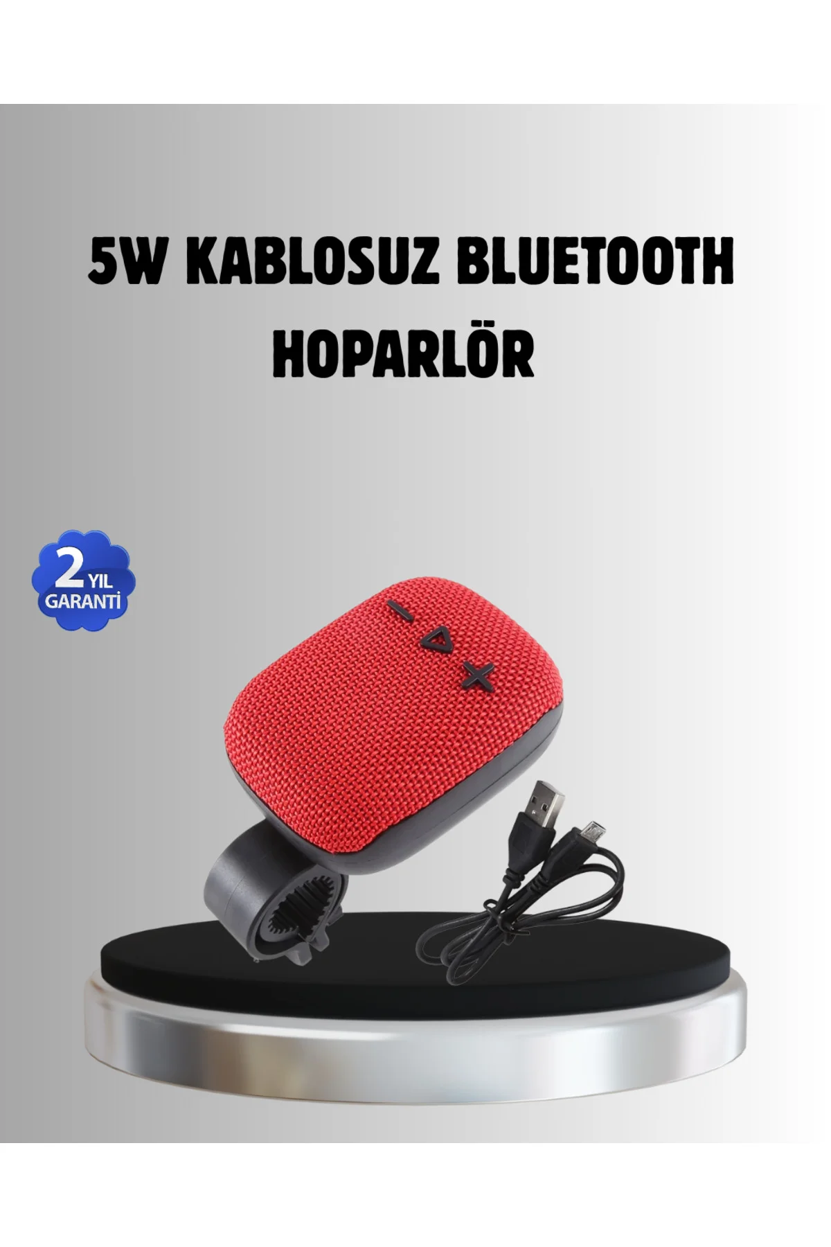 Taşınabilir Bluetooth Hoparlör – 5W Güçlü Ses, TWS ve FM Radyo Öz