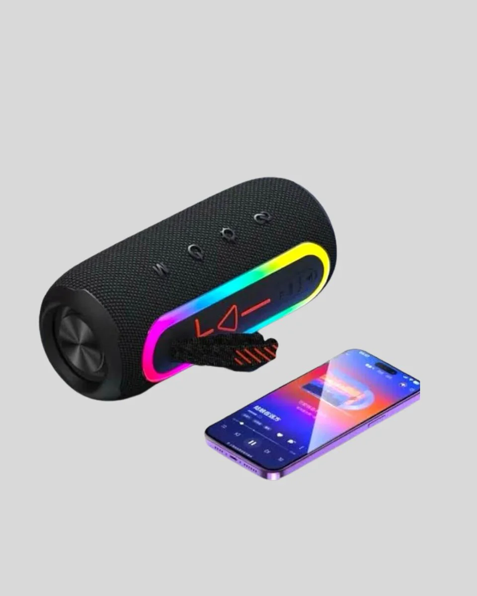 Taşınabilir Bluetooth Hoparlör Kırmızı - IP67 Su Geçirmez Kablosuz Ses