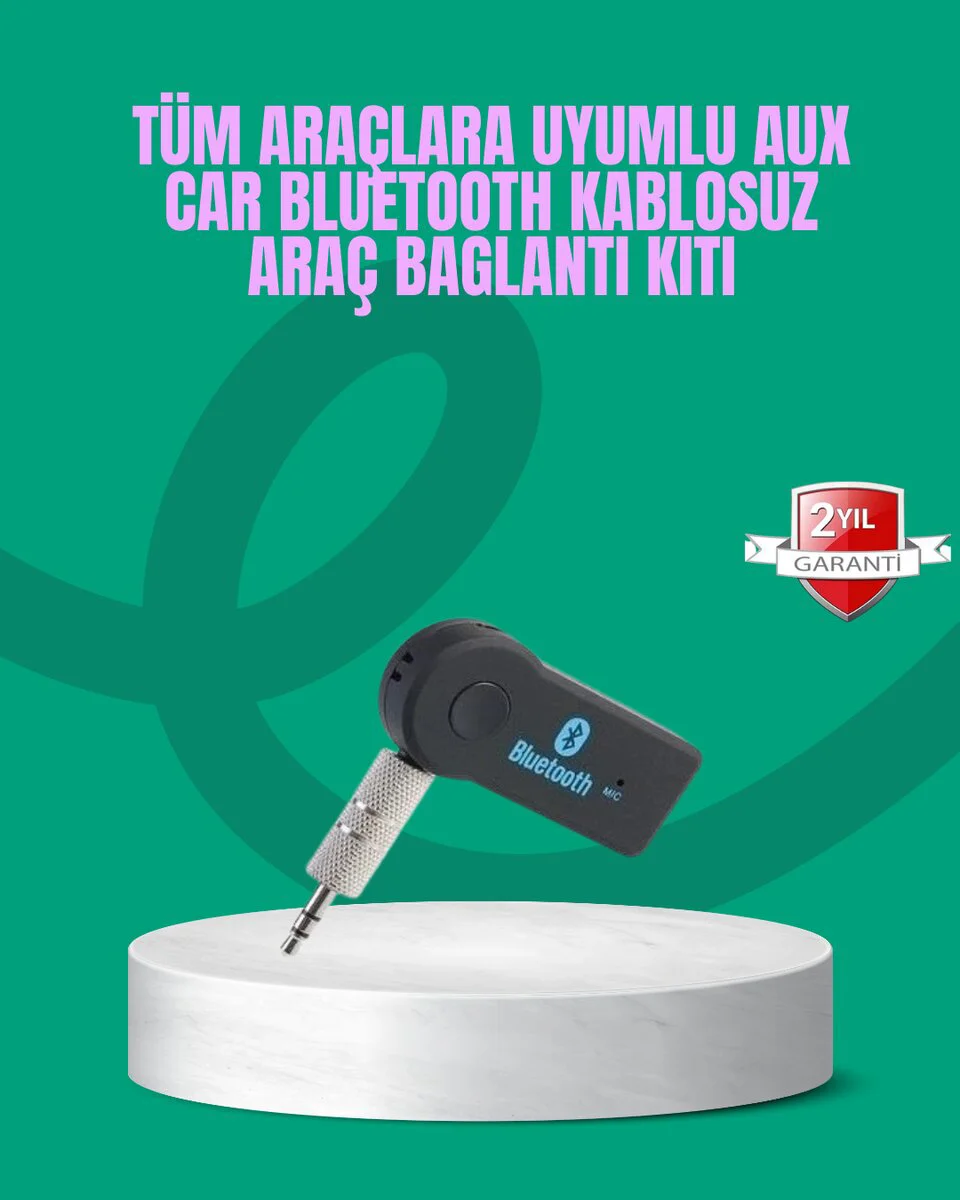 Taşınabilir Bluetooth AUX Araç Müzik ve Konuşma Kiti Fiyatı, Yorumları ve Özellikleri