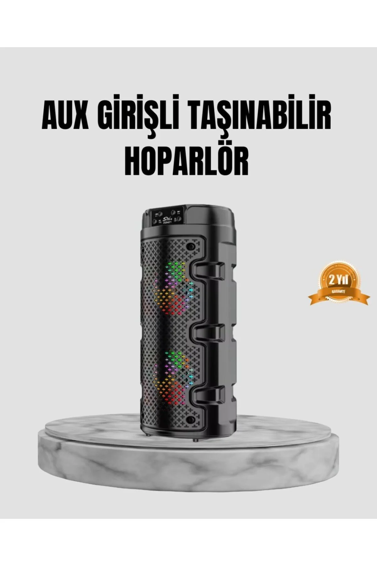 Taşınabilir Bluetooth Hoparlör Çift Sürücü Güçlü Bas Hd Ses Çoklu