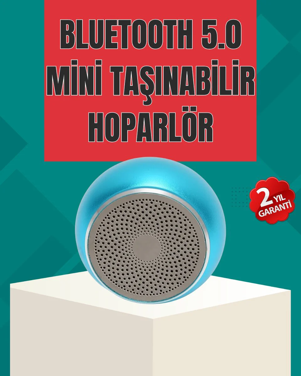 Taşınabilir Bluetooth Hoparlör - Eller Serbest Arama ve Otomatik Bağlantı
