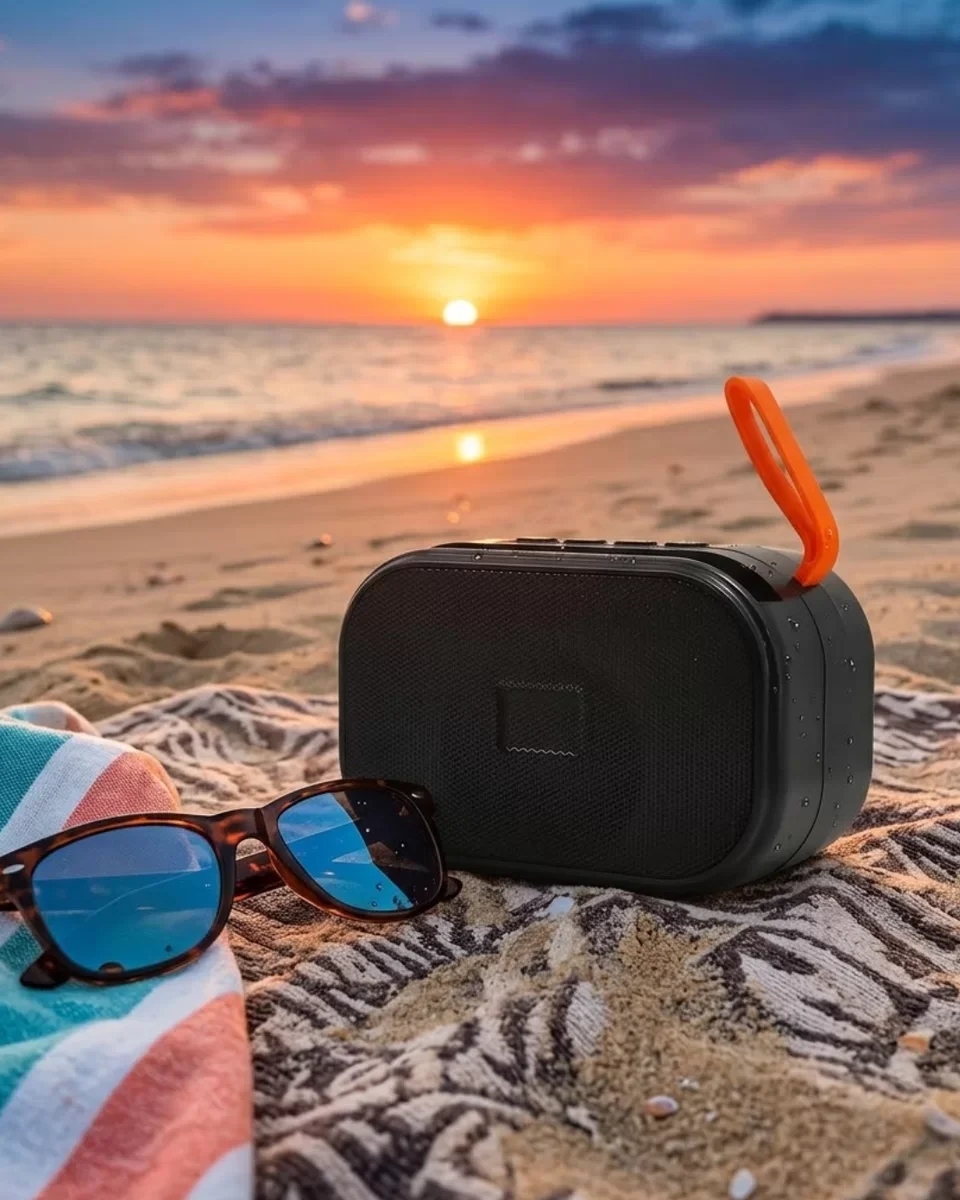 Taşınabilir Bluetooth Hoparlör - Güçlü Baslı Kablosuz Müzik Kutusu ve Telefon Tutucu