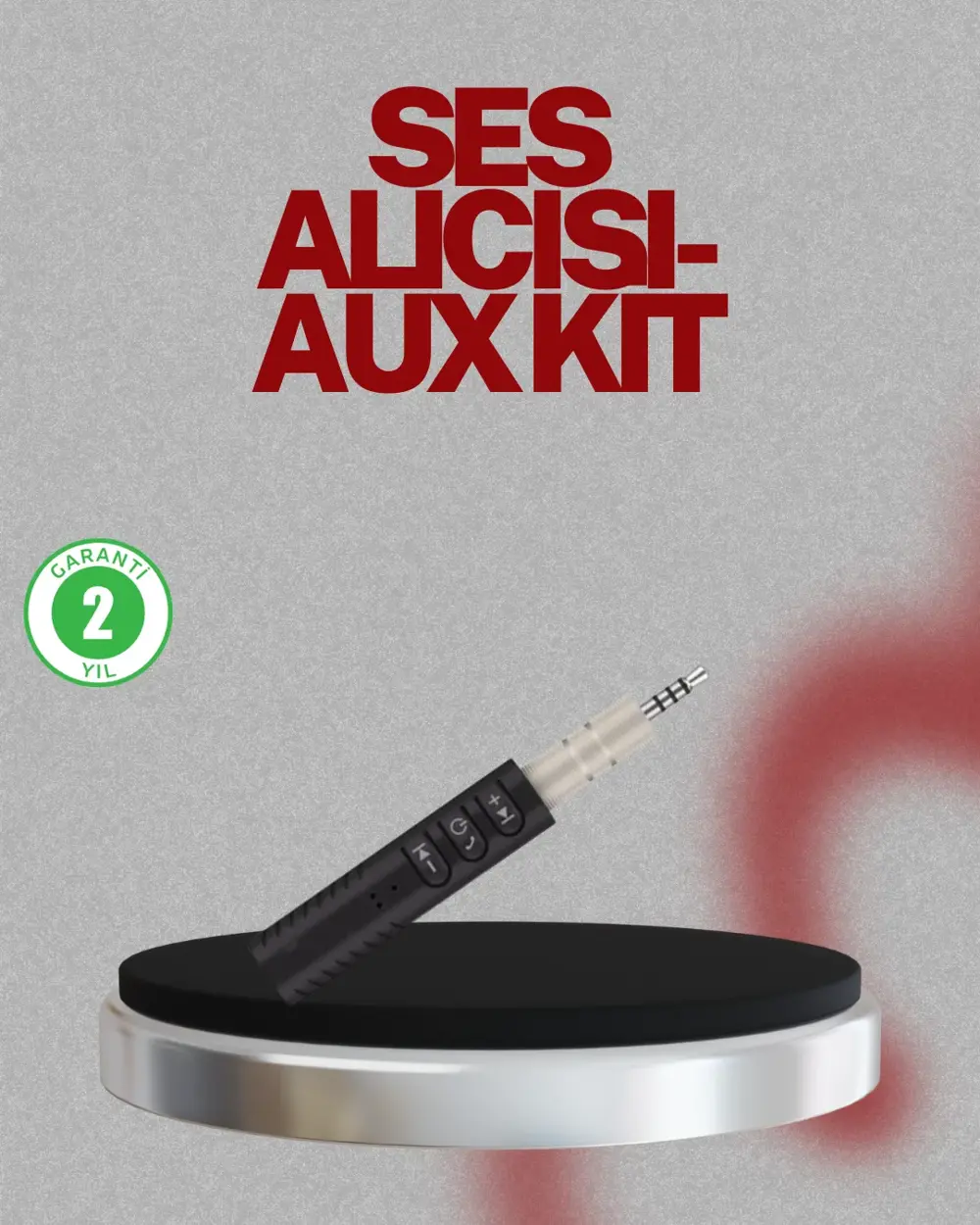 Taşınabilir Bluetooth 4.1 Ses Adaptörü – 10 Metre Çekim Mesafesi