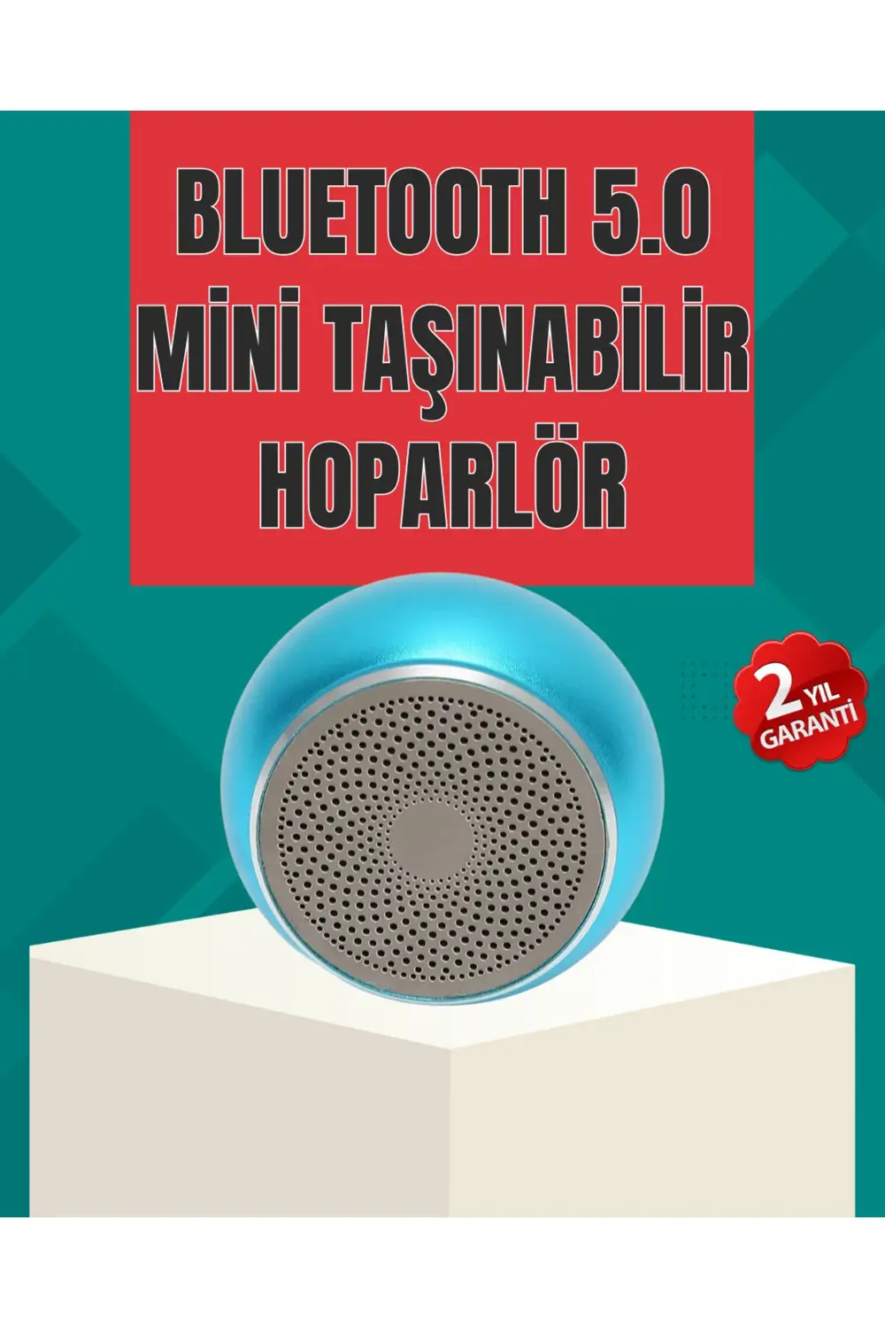 Taşınabilir Bluetooth Hoparlör | Eller Serbest Arama Özellikli