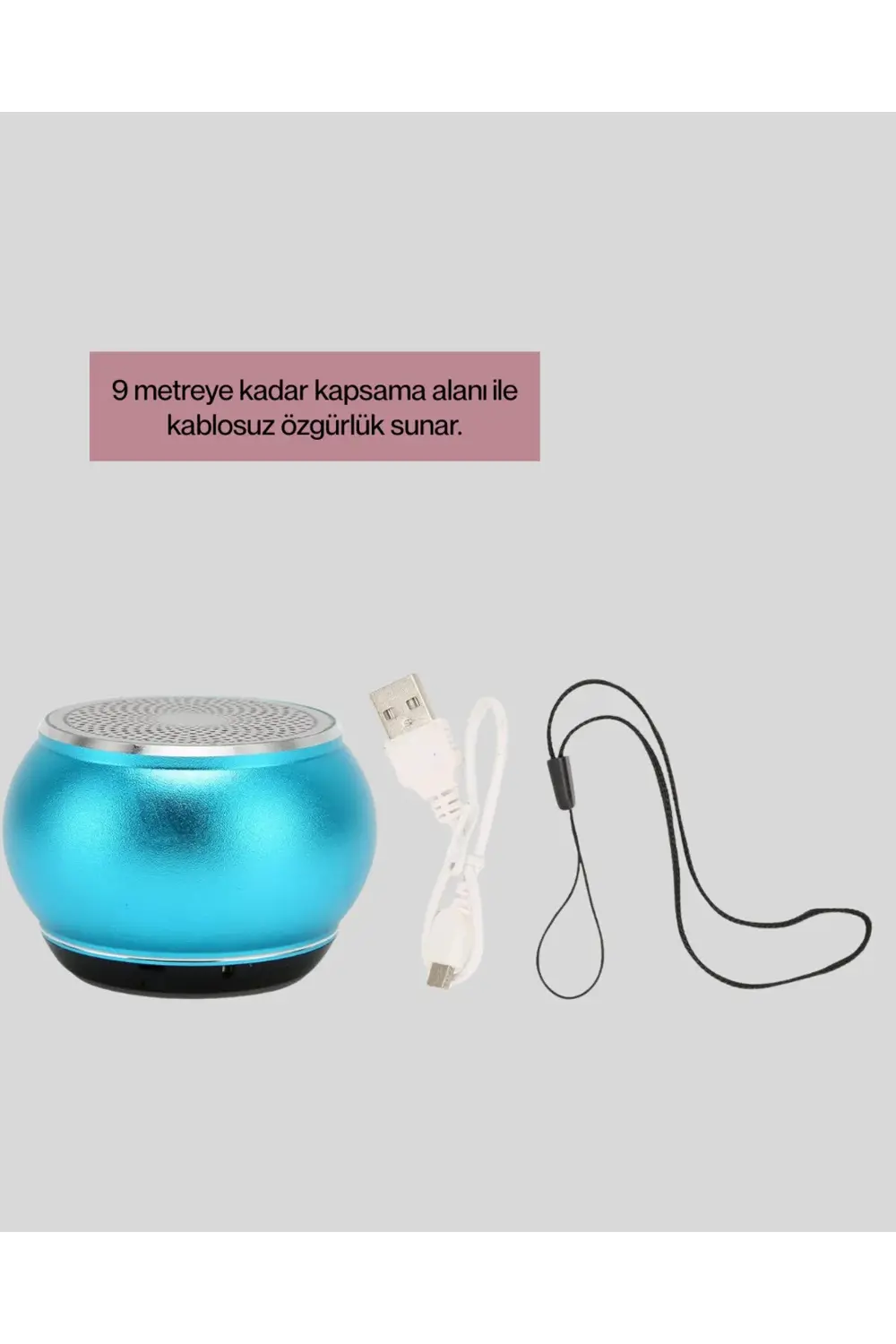 Taşınabilir Bluetooth Hoparlör | Eller Serbest Arama Özellikli
