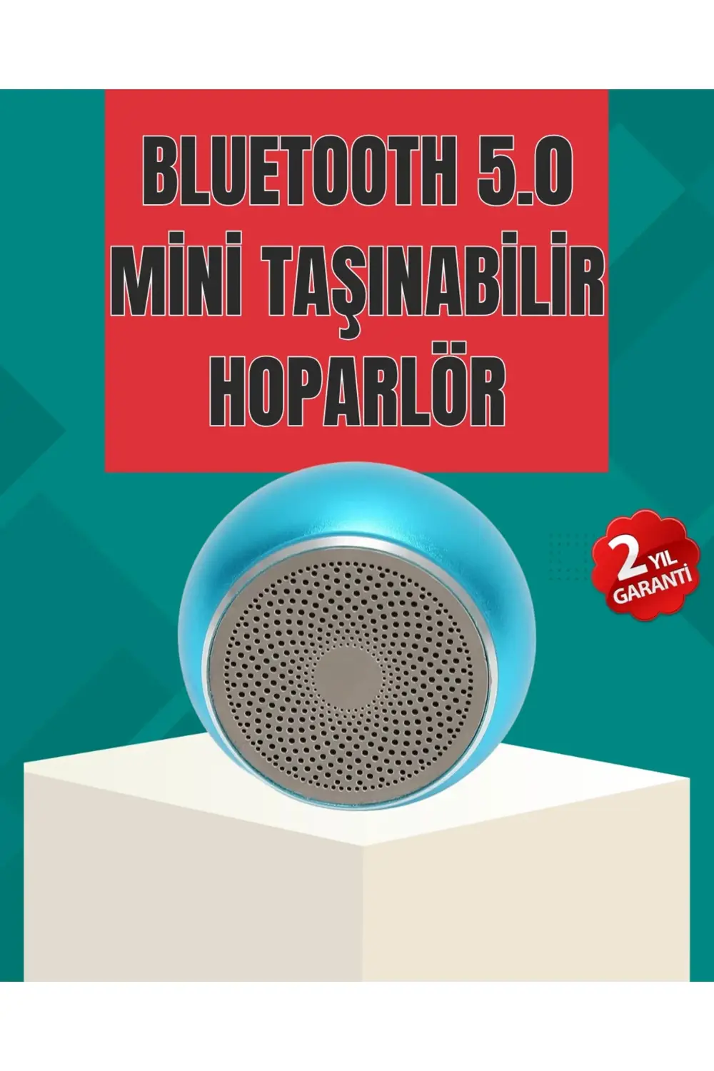 Taşınabilir Bluetooth Hoparlör | Eller Serbest Arama Özellikli