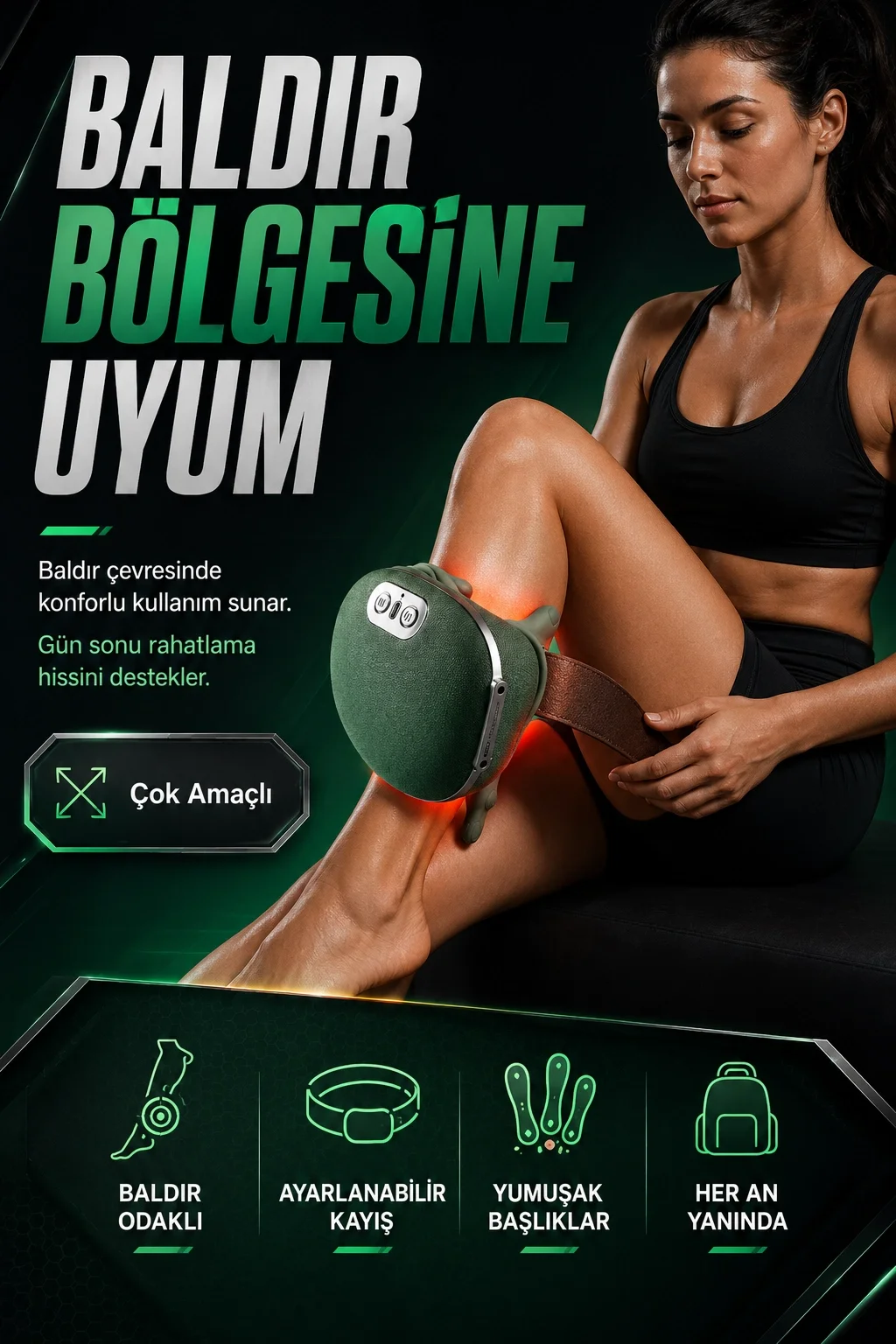 Taşınabilir Boyun Omuz Masaj Aleti Isı Destekli Rahatlatıcı Masaj Fonksiyonlu