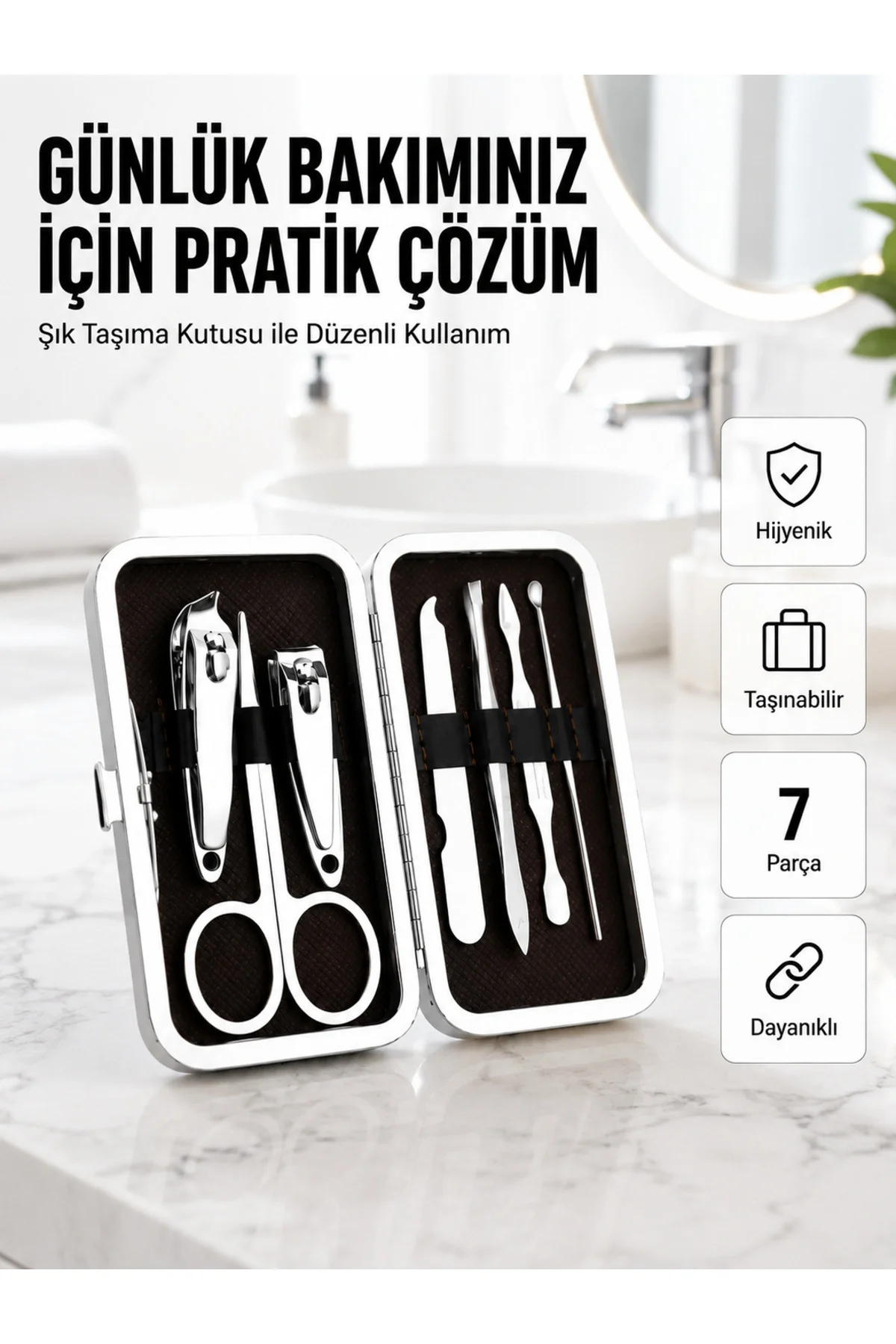 Taşınabilir Çantalı Çok Fonksiyonlu Bakım Seti Taşınabilir Çantalı Çok Fonksiyonlu Bakım Seti