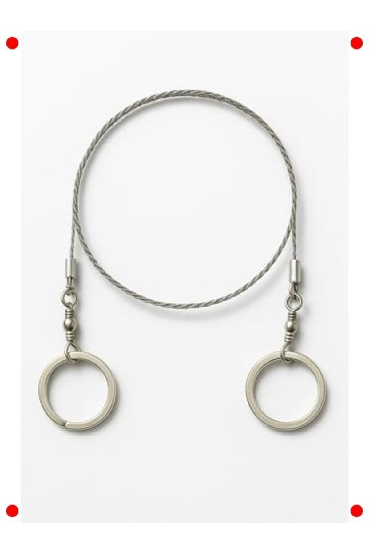 Taşınabilir Çelik Tel Testere, Kamp ve Acil Durum İçin