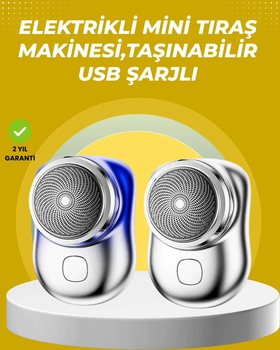 Taşınabilir, cep boyunda, şarjlı elektrikli tıraş makinesi Taşınabilir, cep boyunda, şarjlı elektrikli tıraş makinesi