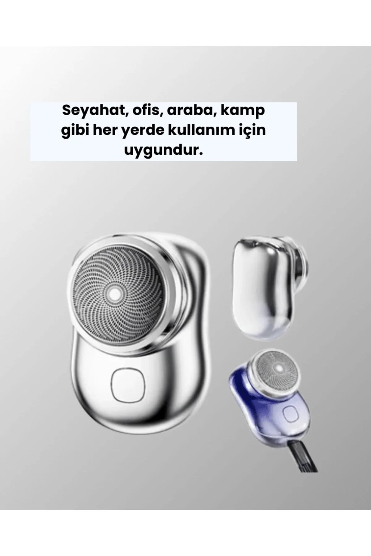 Taşınabilir, Cep Boyunda, Şarjlı Elektrikli Tıraş Makinesi