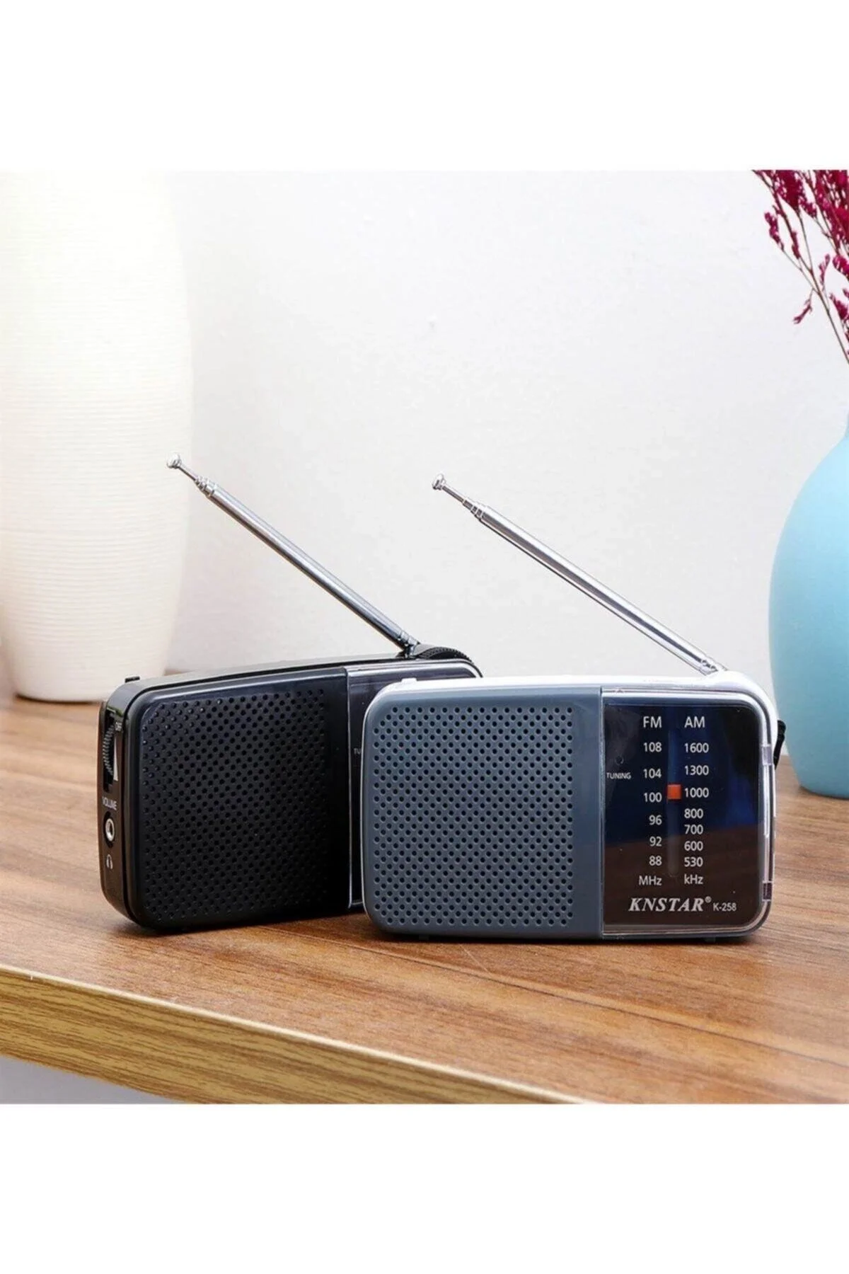 Taşınabilir cep radyosu çok renkli 2 yıl garantili nostaljik radyo modeli - Elektronik