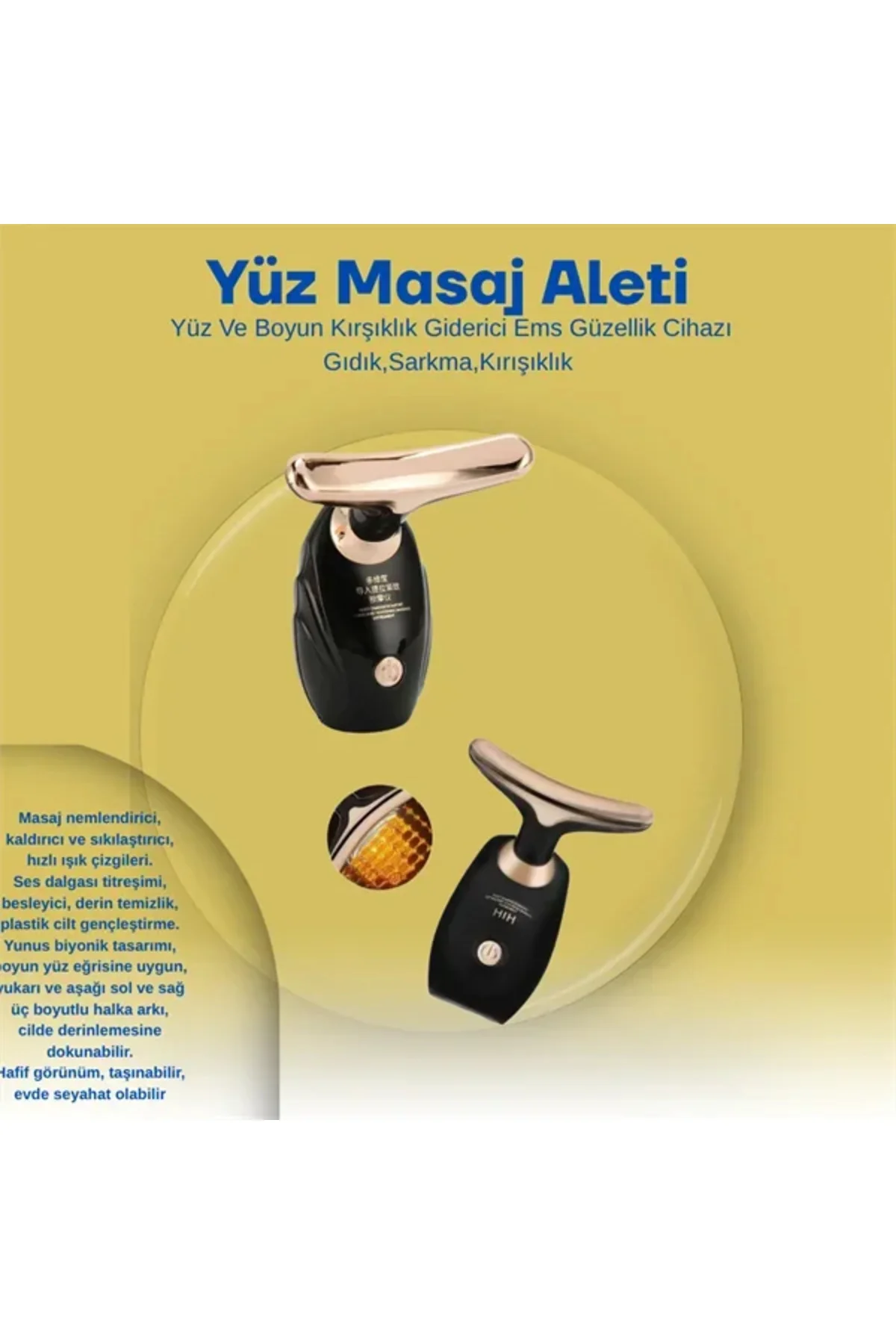 Taşınabilir Cilt Sıkılaştırıcı – 0.6 W Hafif ve Ergonomik