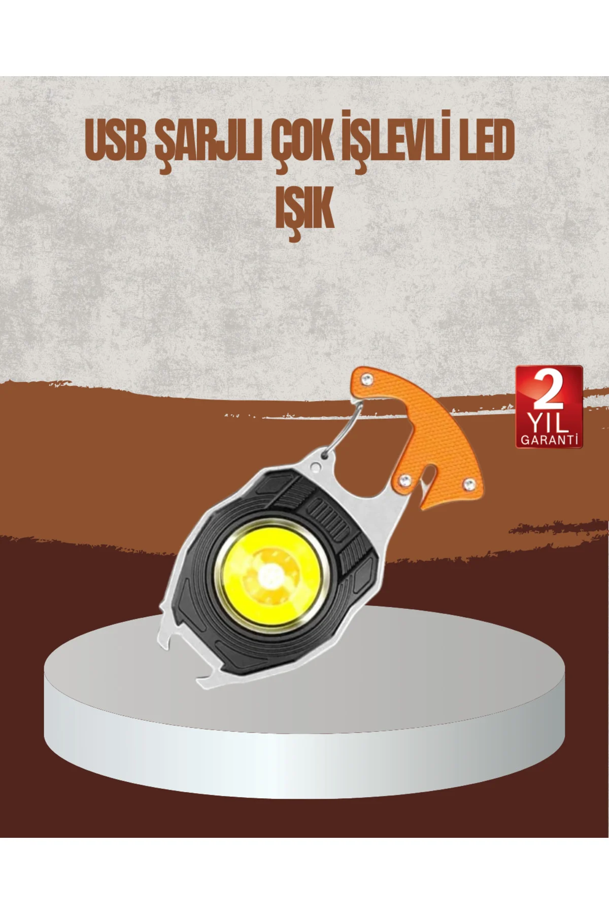 Taşınabilir Çok Amaçlı LED Işıklı Anahtarlık