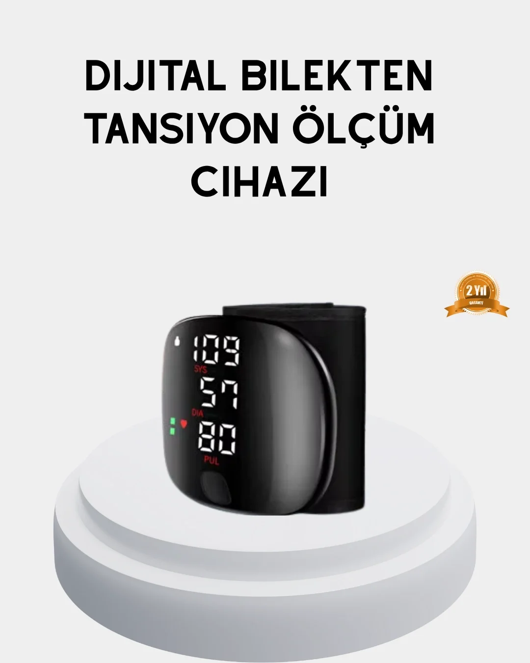 Taşınabilir Dijital Tansiyon Aleti – Bilekten Ölçüm, Aritmi Uyarısı ve Risk Göstergesi Fiyatı, Yorumları ve Özellikleri