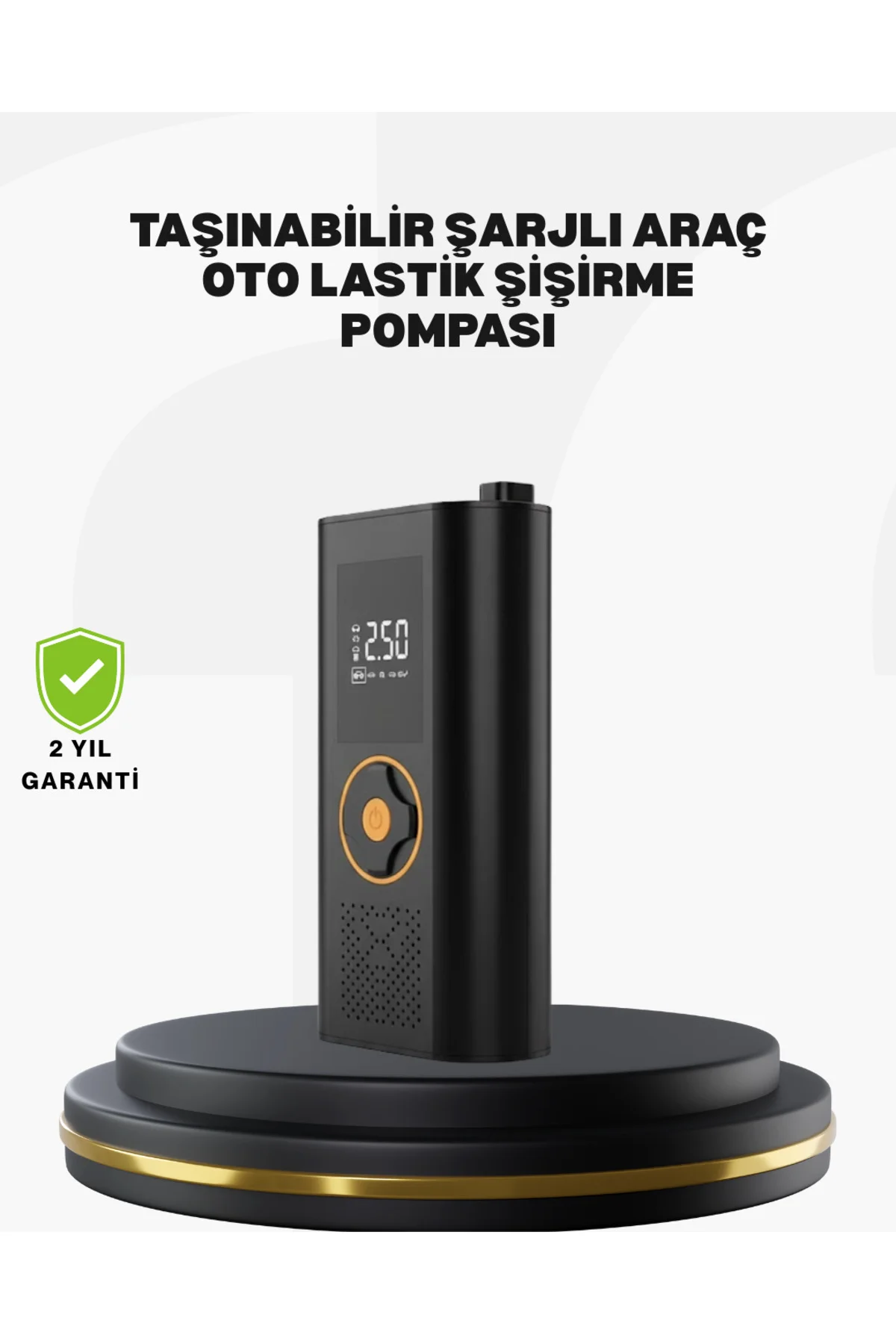 Taşınabilir Dijital Lastik Şişirme Cihazı Güvenli Ve Pratik Kullanım