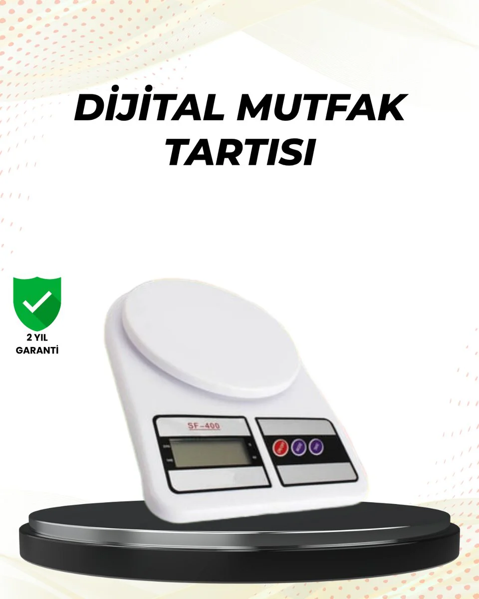 Taşınabilir Dijital Terazi - 10kg Hassasiyetli Mutfak Terazisi