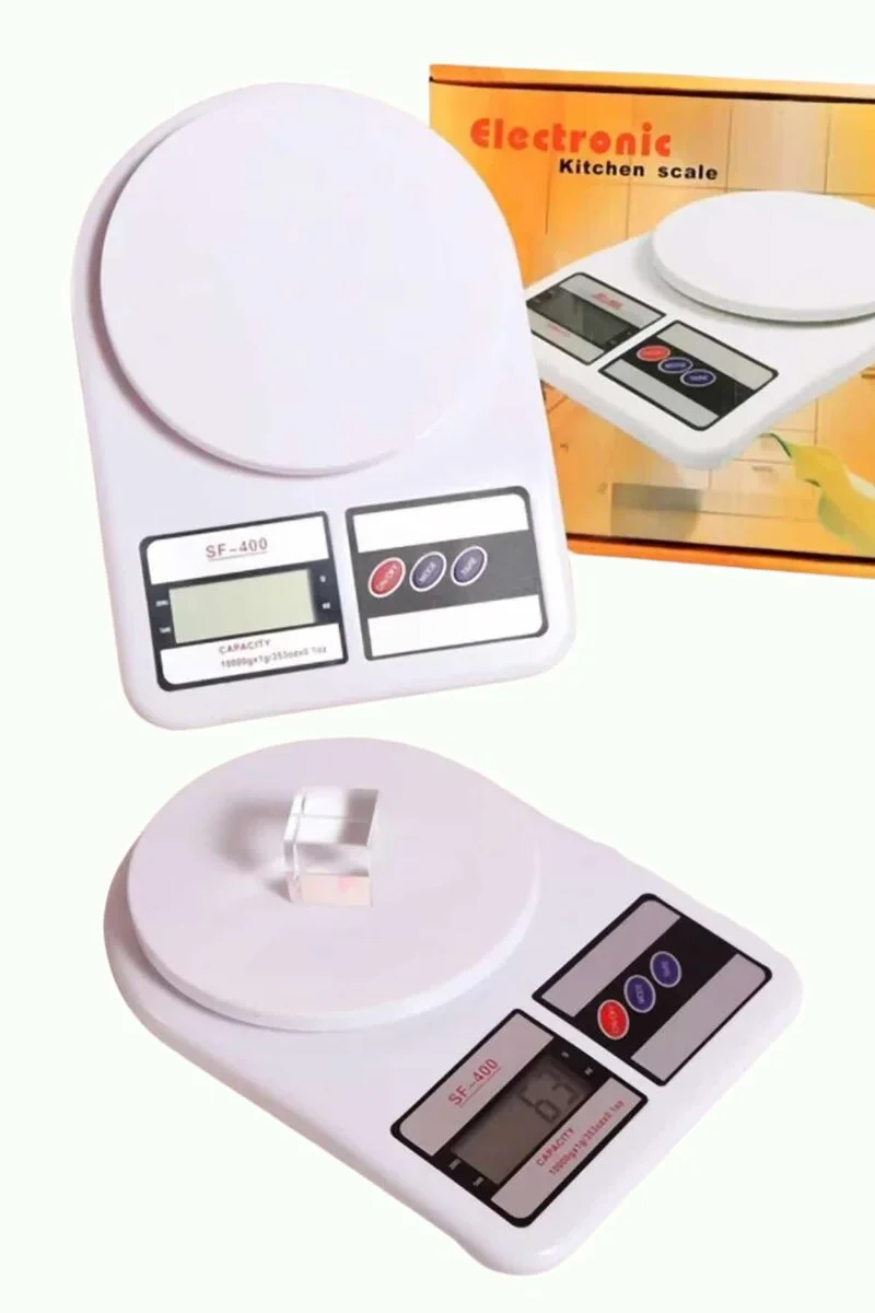 Taşınabilir Dijital Hassas Mutfak Tartısı 10 Kg - Hassas Ölçüm ve Kompakt Tasarım