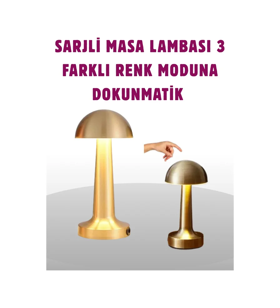 Taşınabilir Dokunmatik Led Lamba Sıcak & Soğuk Işık Ayarı Diğer