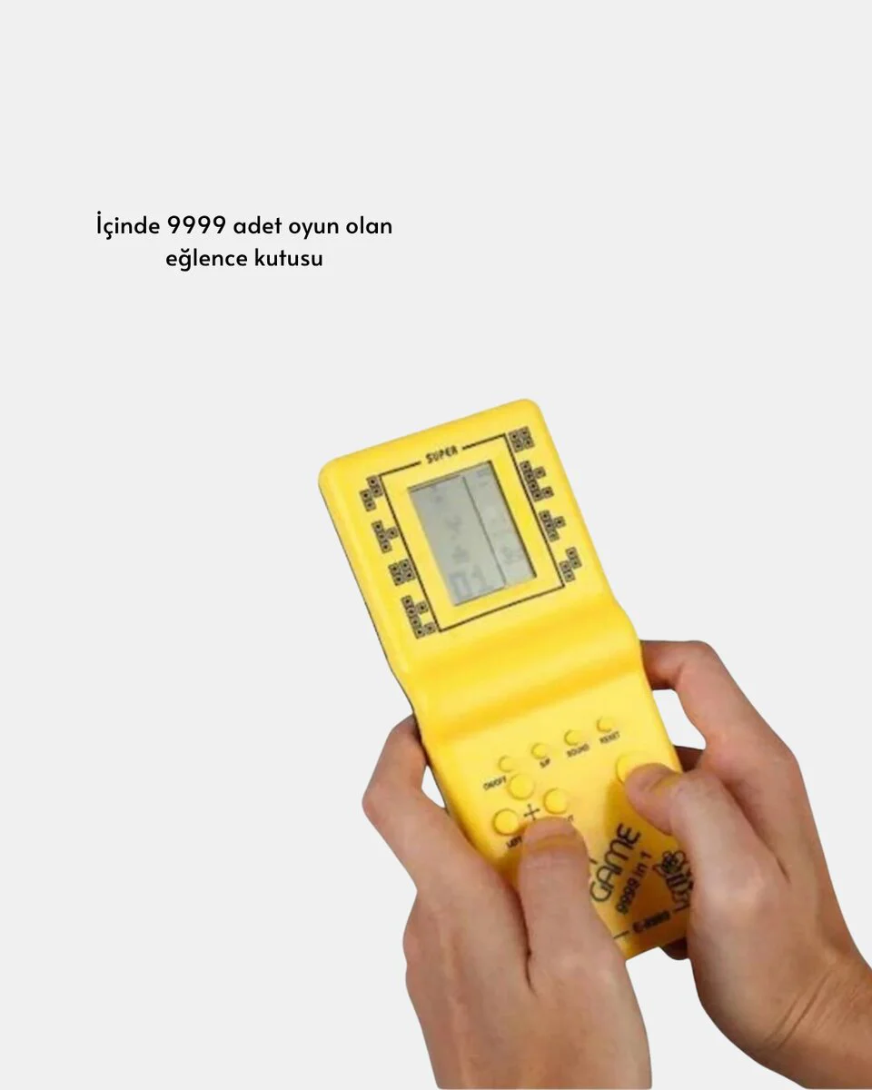 Taşınabilir El Aterisi Gameboy – Klasik Tetris Oyunu ve Mini Konsol