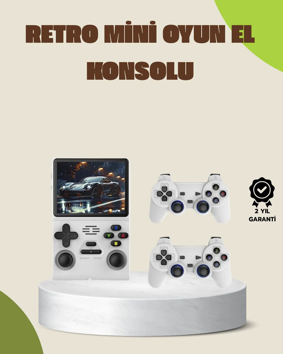 Taşınabilir El Konsolu Kablosuz Gamepadli