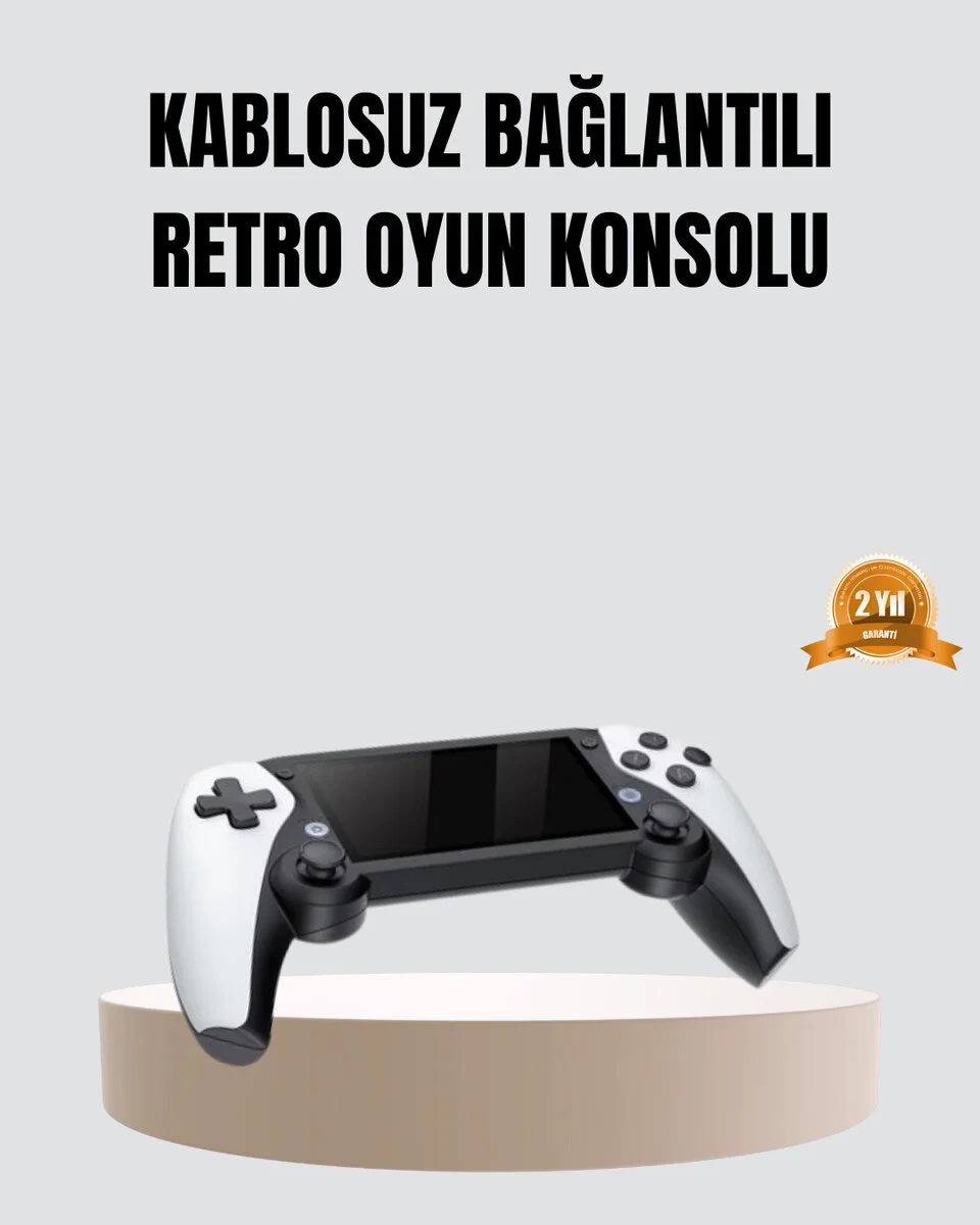 Taşınabilir El Konsolu 4.3 İnç 64 GB Oyun Hafızalı - Retro Oyun Deneyimi