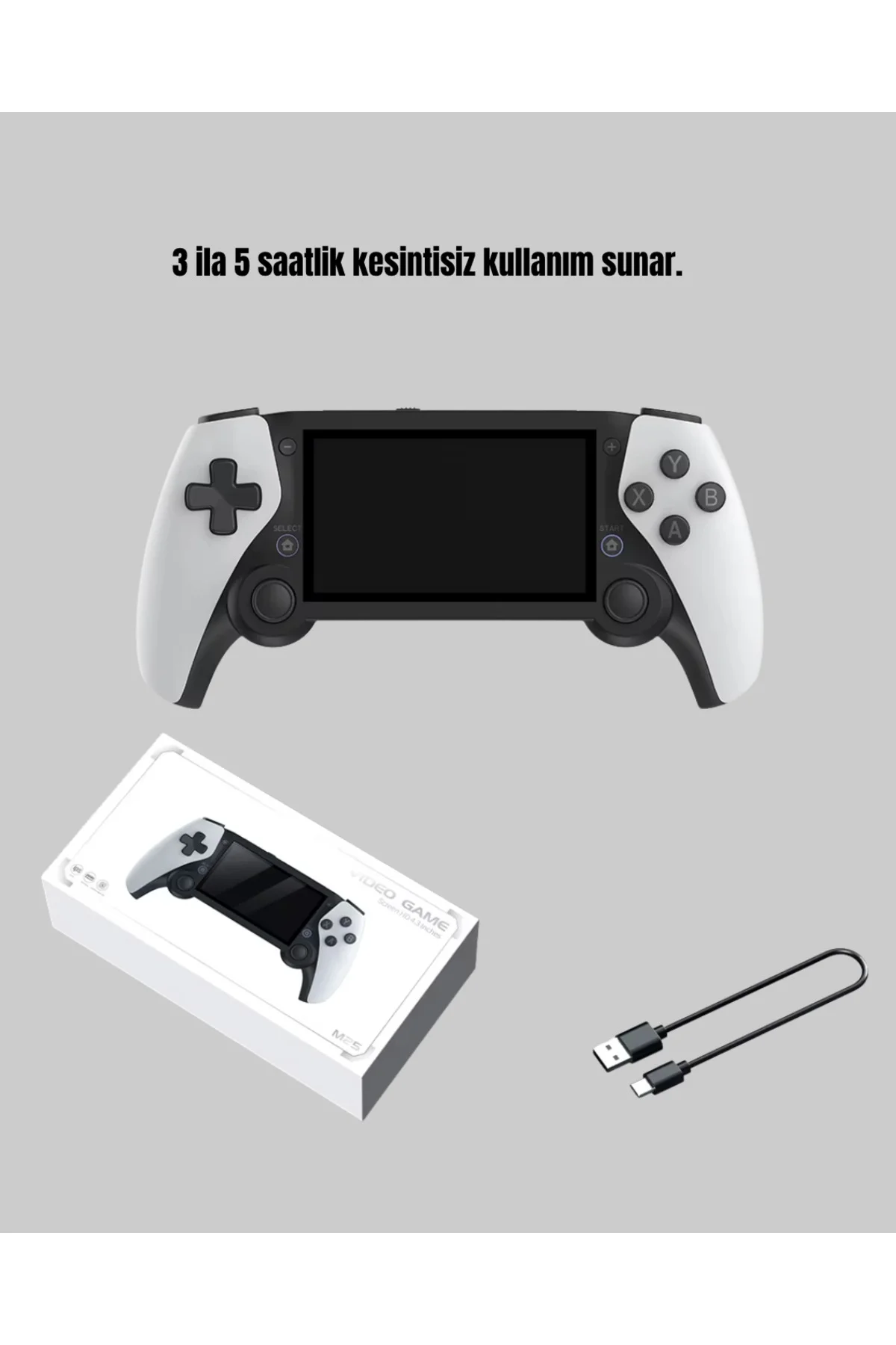 Taşınabilir El Konsolu – 4.3 İnç TFT Ekran, 64 GB Dahili Oyun Haf