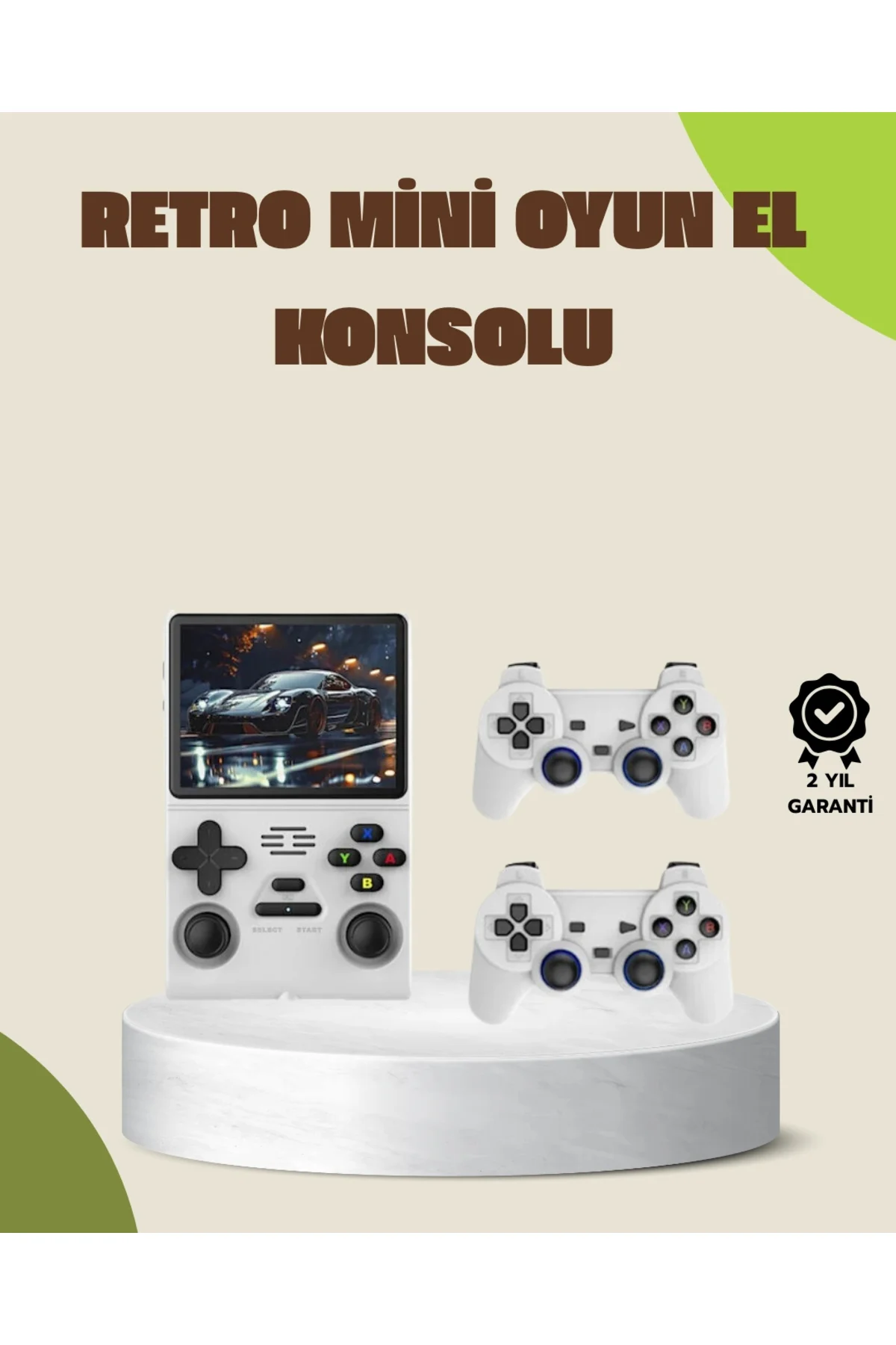 Taşınabilir El Konsolu Kablosuz Gamepadli