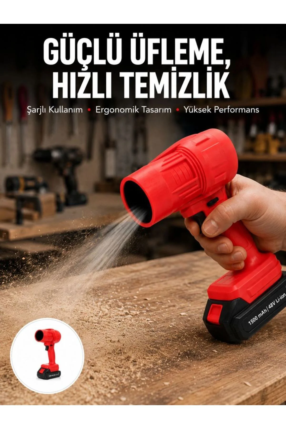Taşınabilir Elektrikli Hava Üfleme Cihazı Ev Ve Araç Kullanımı Yeni Nesil